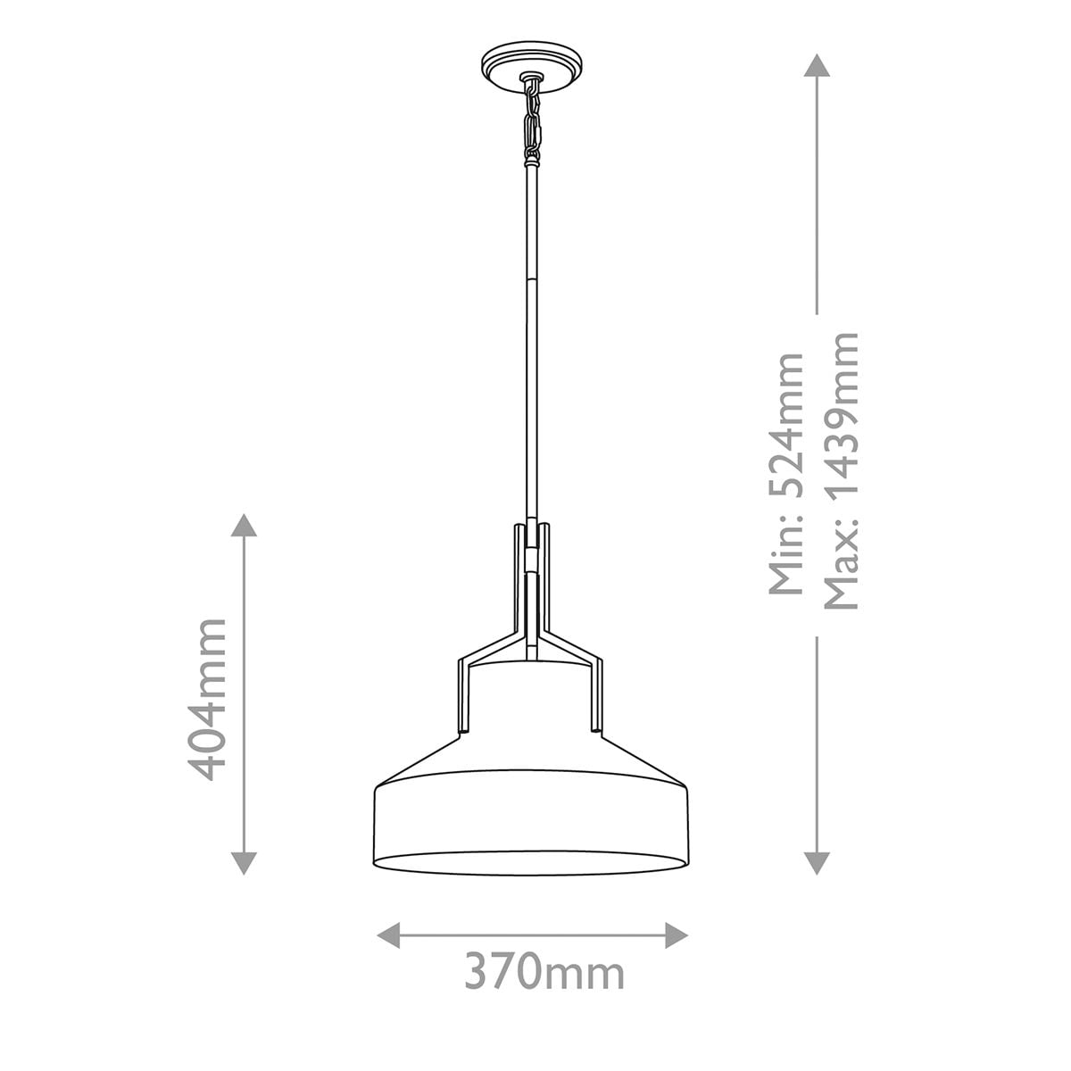 Brecken 2-flammige Pendelleuchte – Old Bronze mit Alabasterglas-Optik