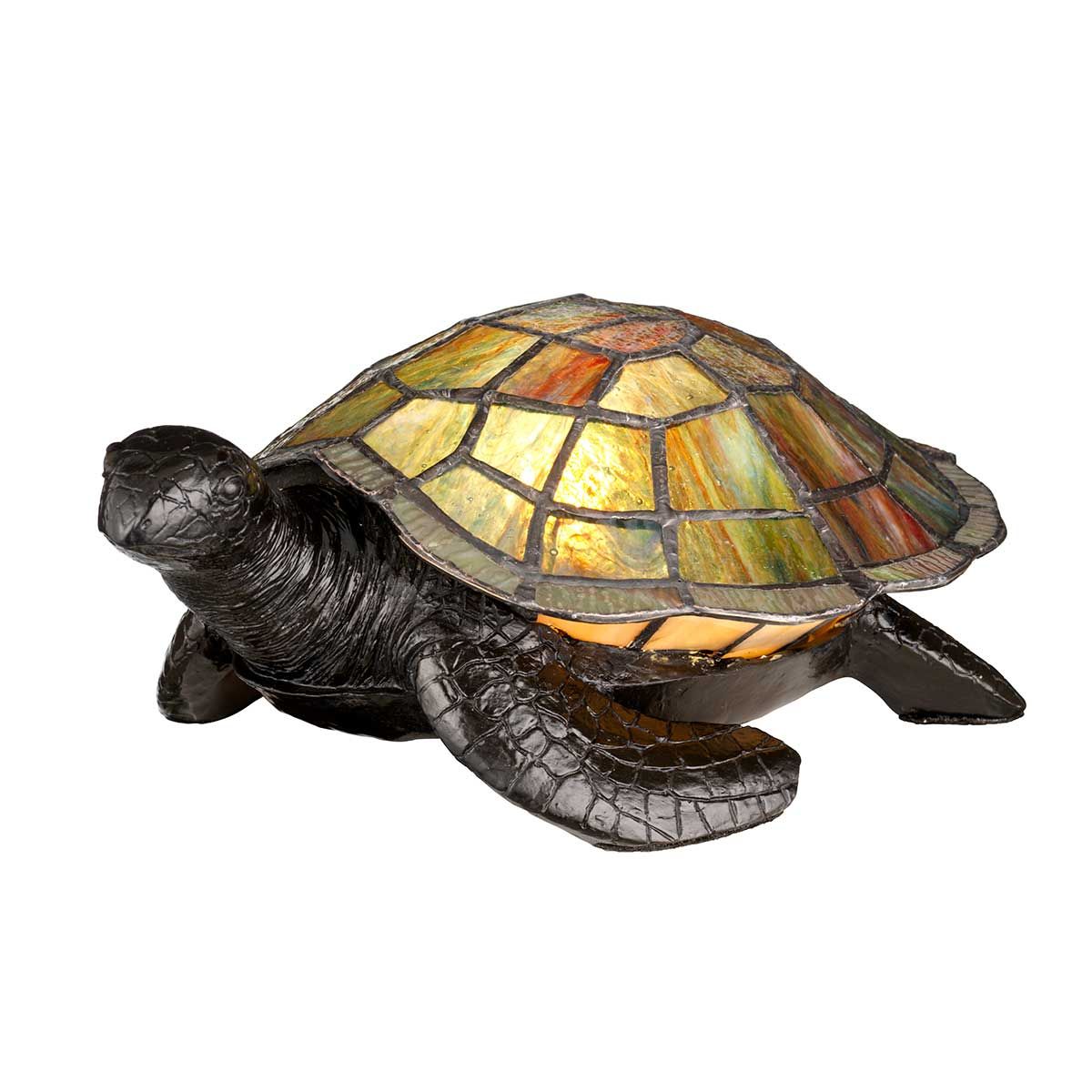 Tiffany Tierlampen Sawback Schildkrötenlampe - Vintage Bronze