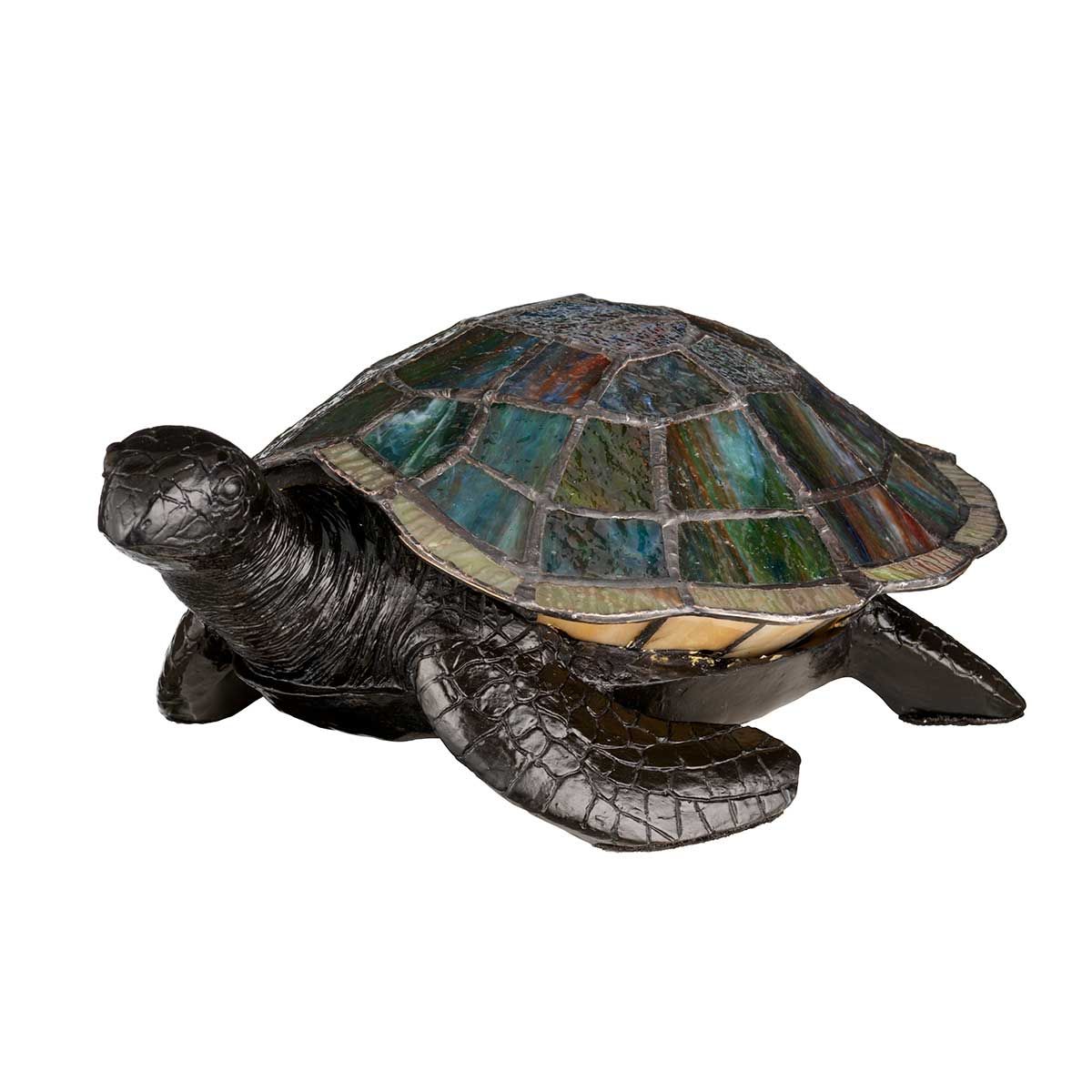 Tiffany Tierlampen Sawback Schildkrötenlampe - Vintage Bronze
