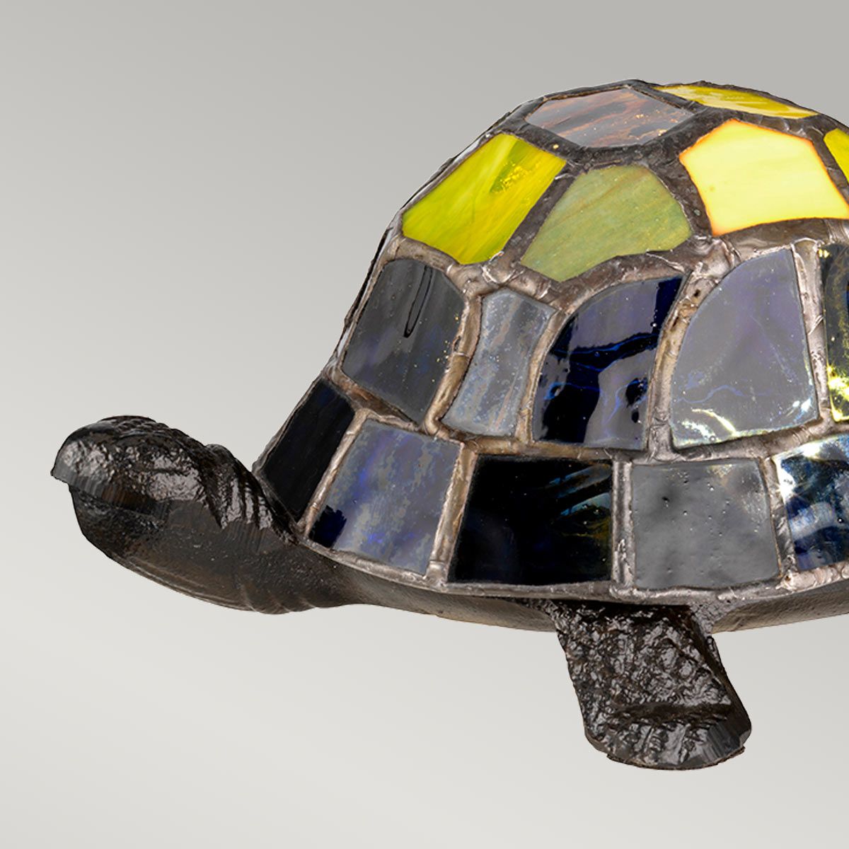 Tiffany Tierlampen Schildkröte Tiffany Lampe - Vintage Bronze