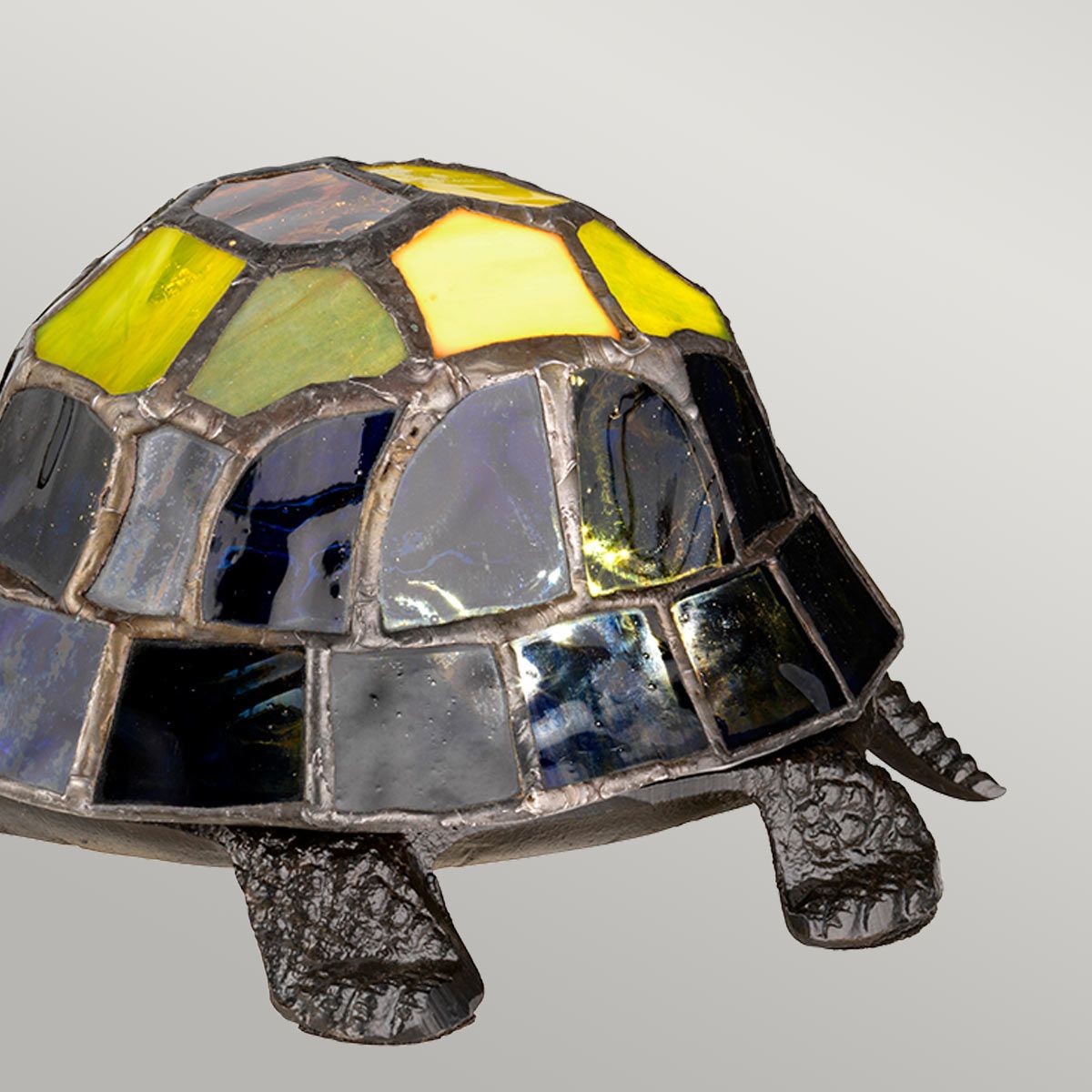 Tiffany Tierlampen Schildkröte Tiffany Lampe - Vintage Bronze
