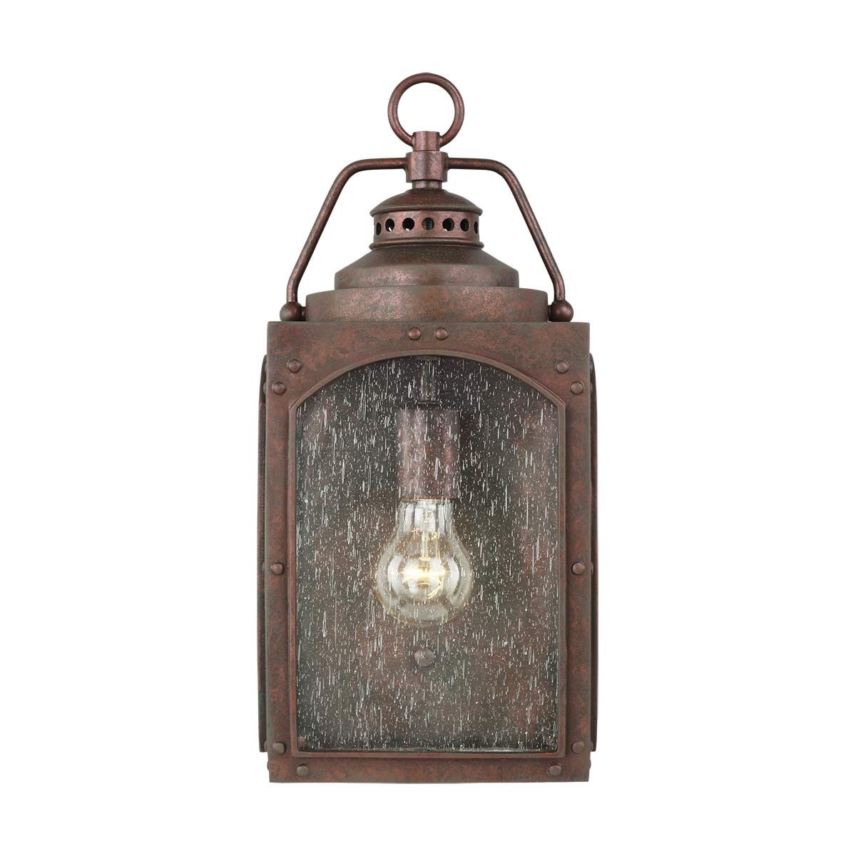 Randhurst 1 - flammige mittelgroße Wandlaterne – Kupferoxid - Elsteadlighting - FE - RANDHURST - M - CO