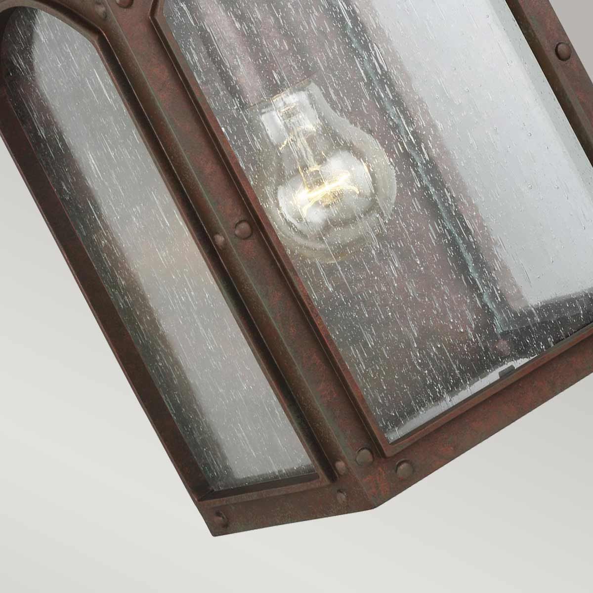 Randhurst 1 - flammige mittelgroße Wandlaterne – Kupferoxid - Elsteadlighting - FE - RANDHURST - M - CO