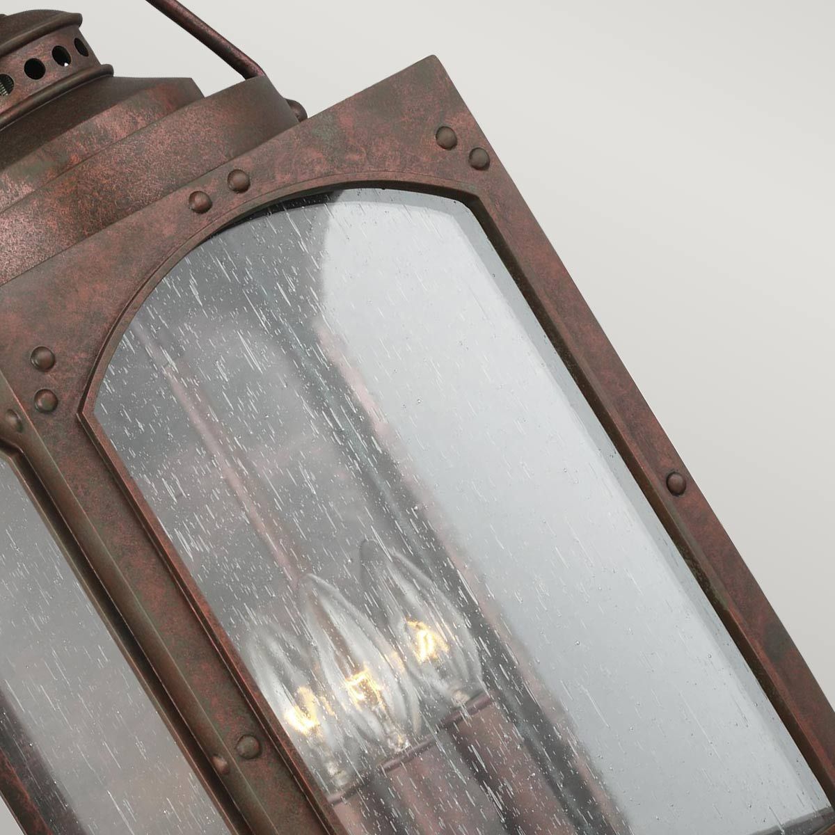 Randhurst 3 - flammige große Wandlaterne - Kupferoxid - Elsteadlighting - FE - RANDHURST - L - CO