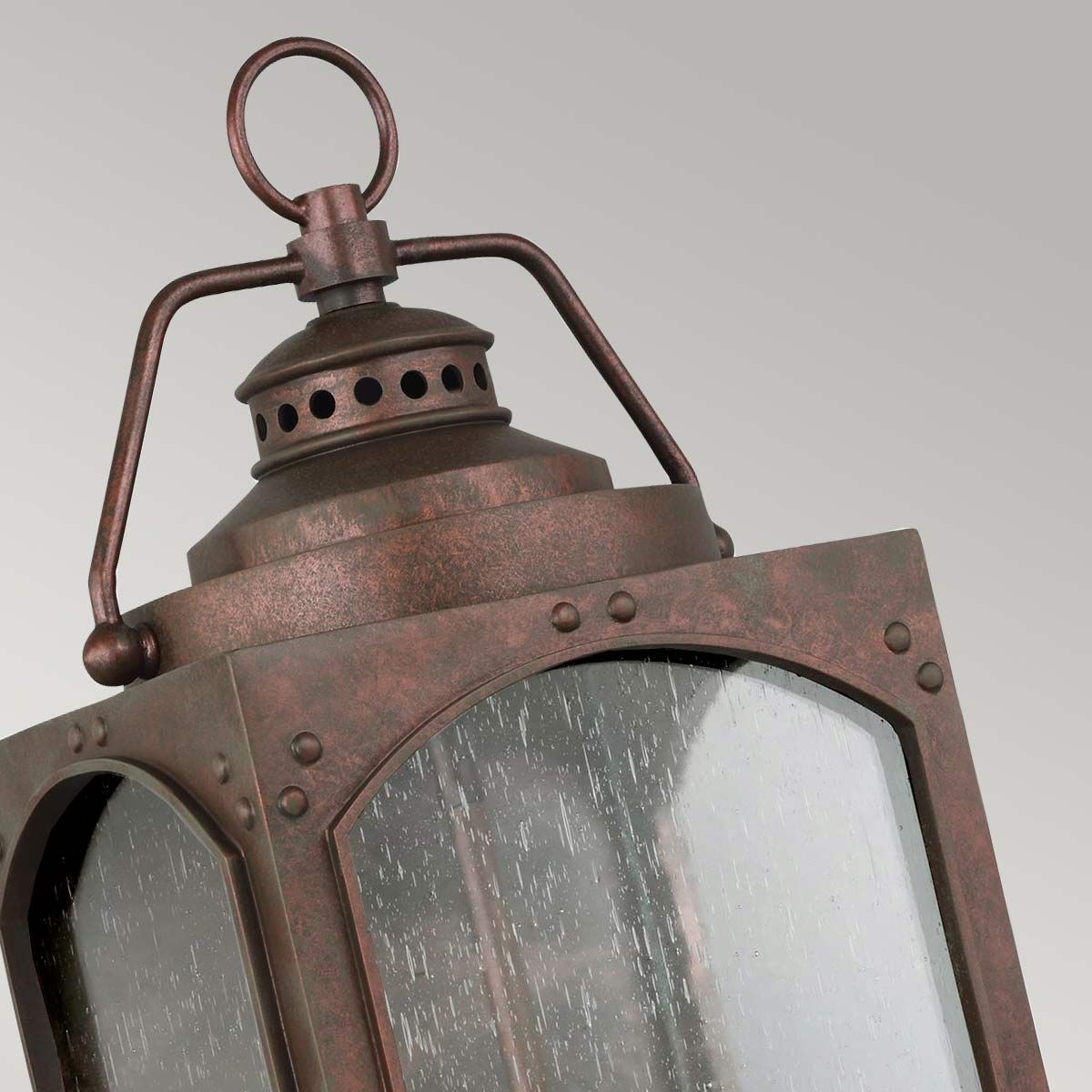 Randhurst 3 - flammige große Wandlaterne - Kupferoxid - Elsteadlighting - FE - RANDHURST - L - CO