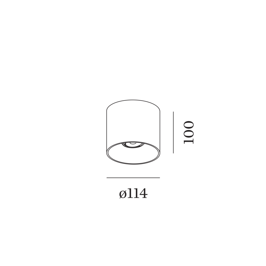 RAY 1.0 PAR16 – runde Designer-Deckenlampe