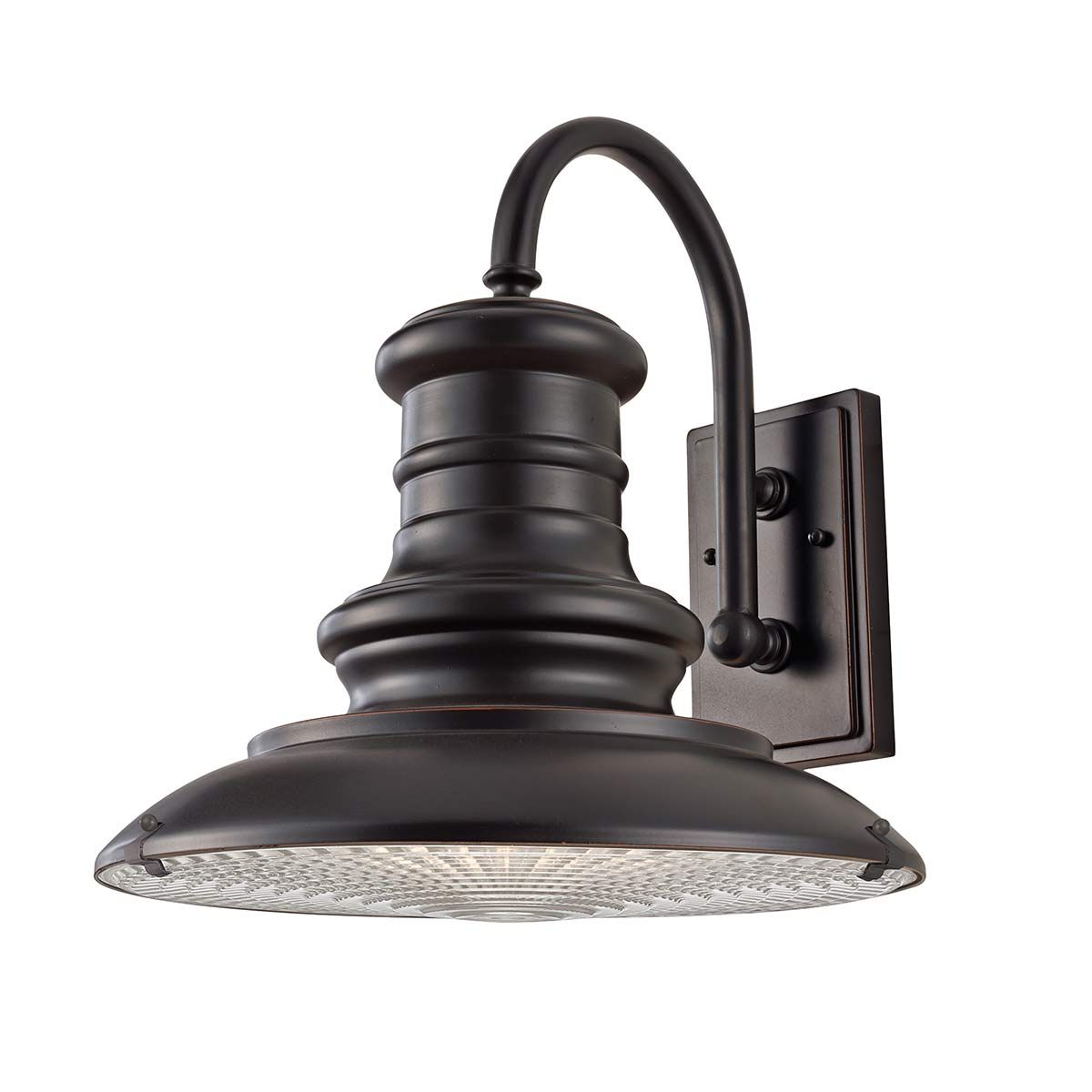 Redding Station Große Wandlaterne mit 1 Licht, Restaurierungsbronze - Elsteadlighting - FE - REDDING2 - L - RB