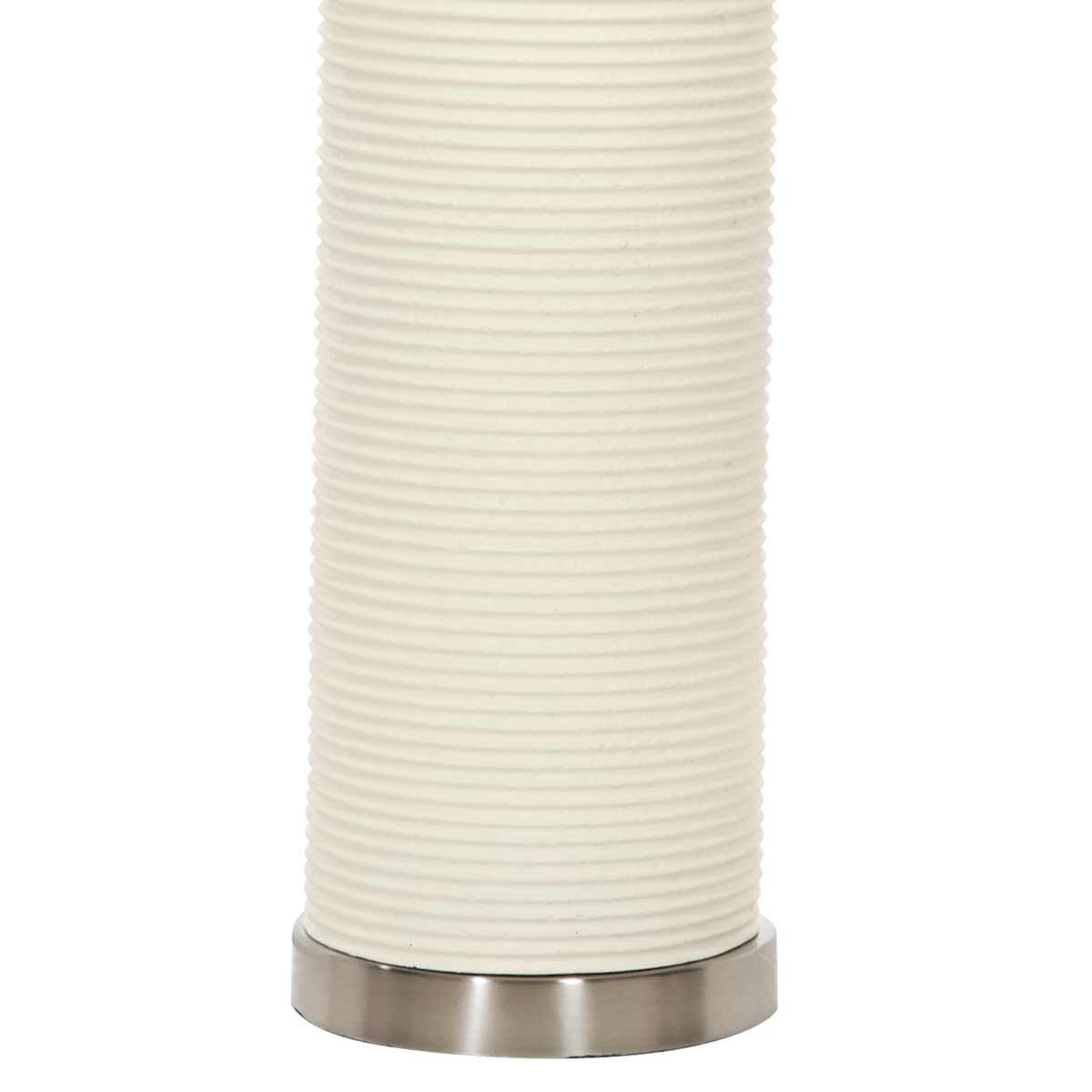 Ripple 1-flammige Tischlampe - Weiß