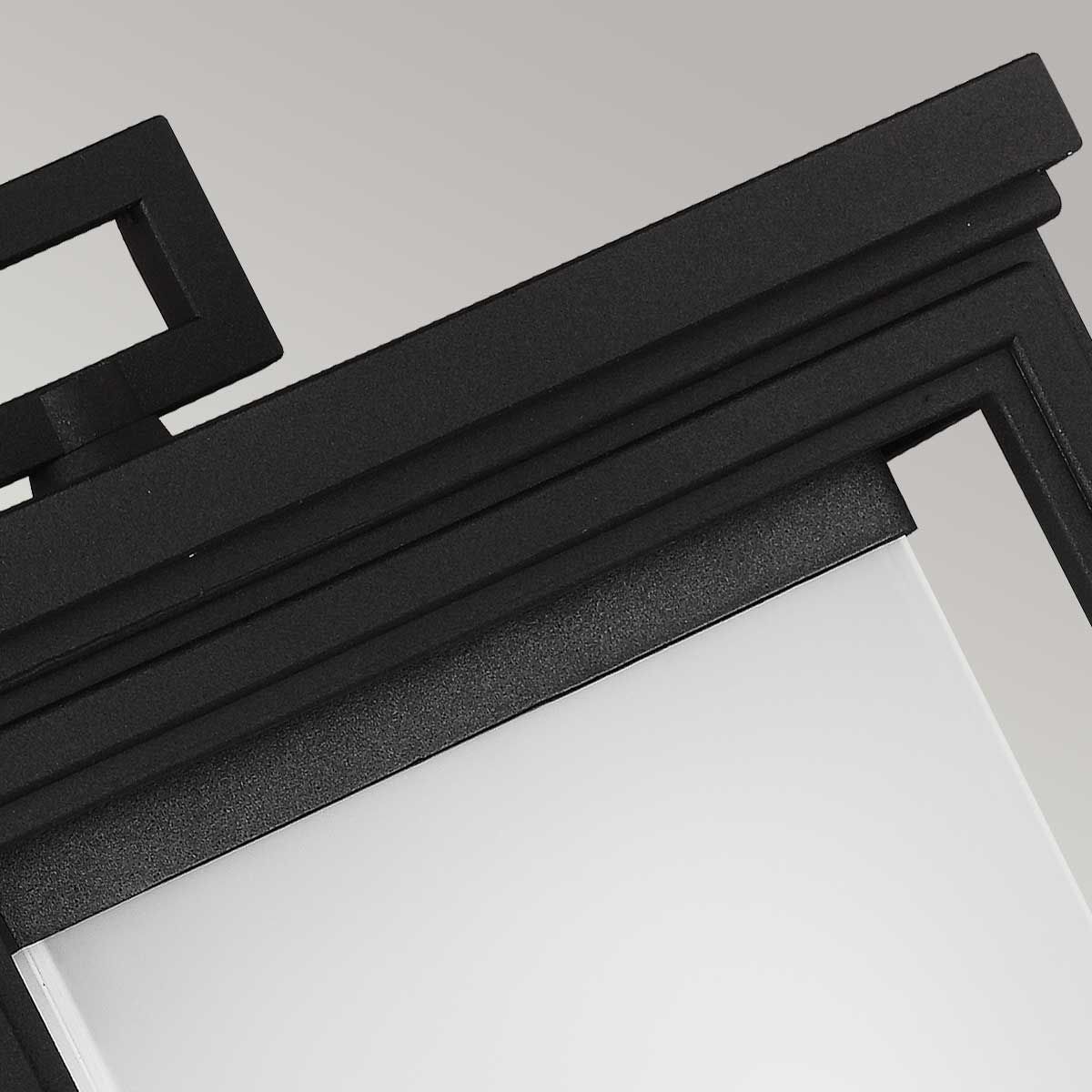 Roscoe 1 - flammige große Wandlaterne - Strukturiertes Schwarz - Elsteadlighting - FE - ROSCOE - L