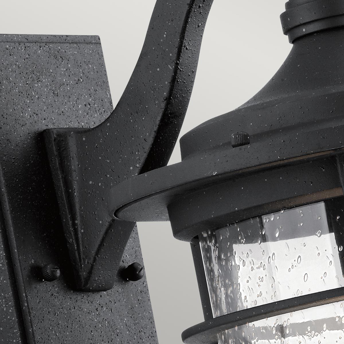 Royal Marine 1 - flammige mittelgroße Wandlaterne - Antik - Schwarz - Elsteadlighting - KL - ROYAL - MARINE2 - M