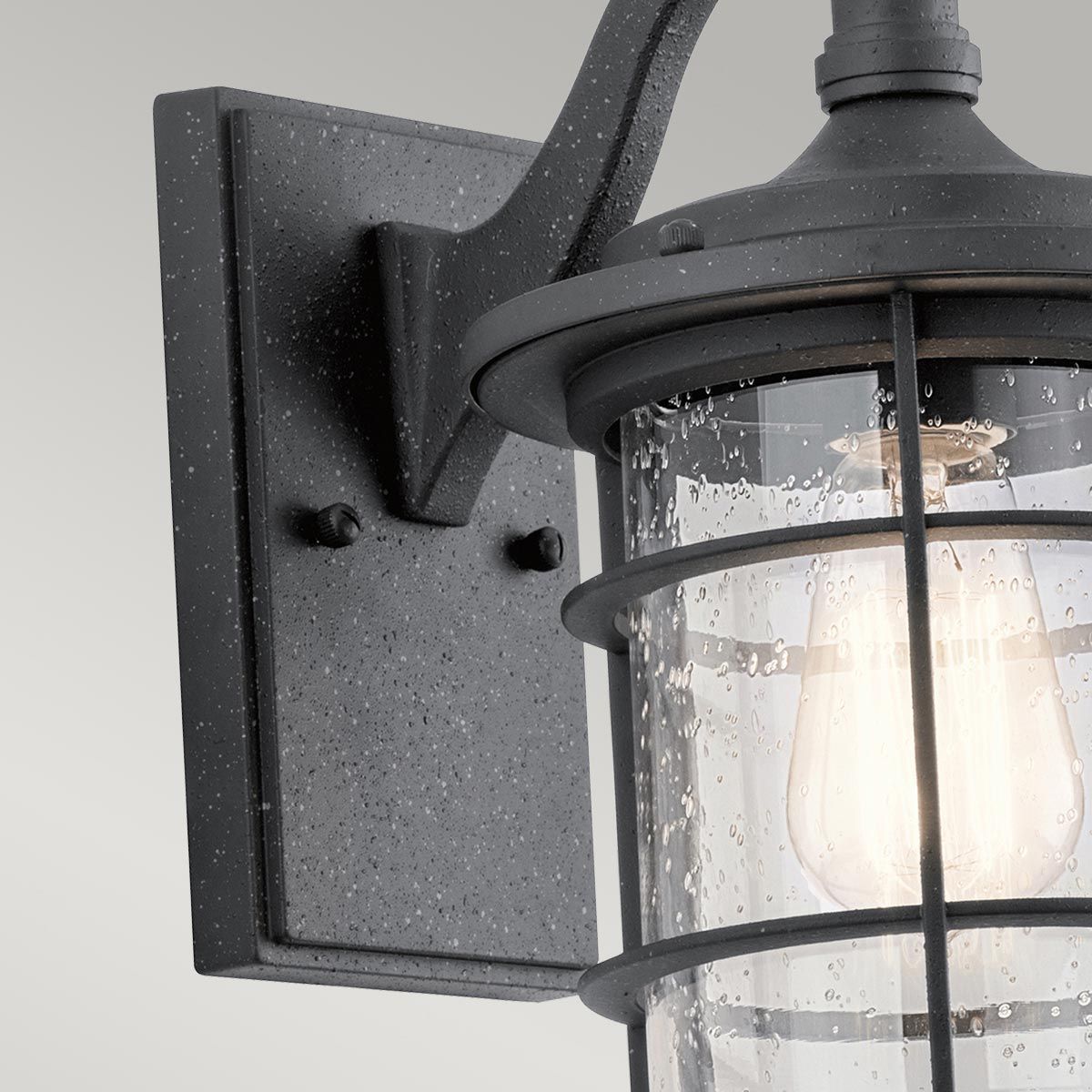 Royal Marine Kleine Wandlaterne mit 1 Licht, Antik - Schwarz - Elsteadlighting - KL - ROYAL - MARINE2 - S