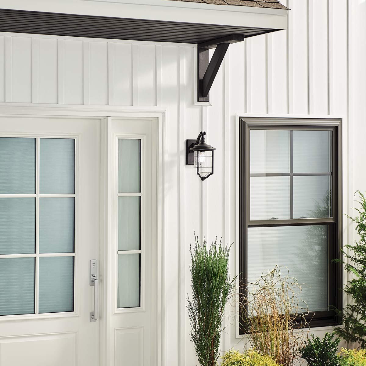 Royal Marine Kleine Wandlaterne mit 1 Licht, Antik - Schwarz - Elsteadlighting - KL - ROYAL - MARINE2 - S