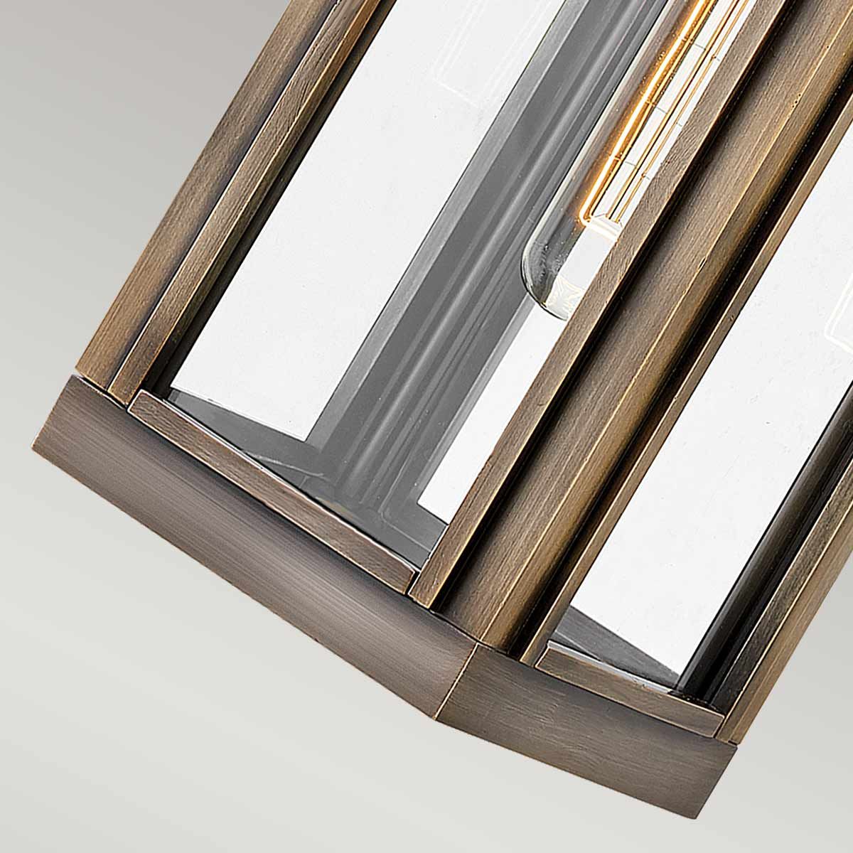 Sag Harbor Kleine Wandlaterne mit 1 Licht, lackierte brünierte Bronze - Elsteadlighting - HK - SAG - HARBOR - S - BU
