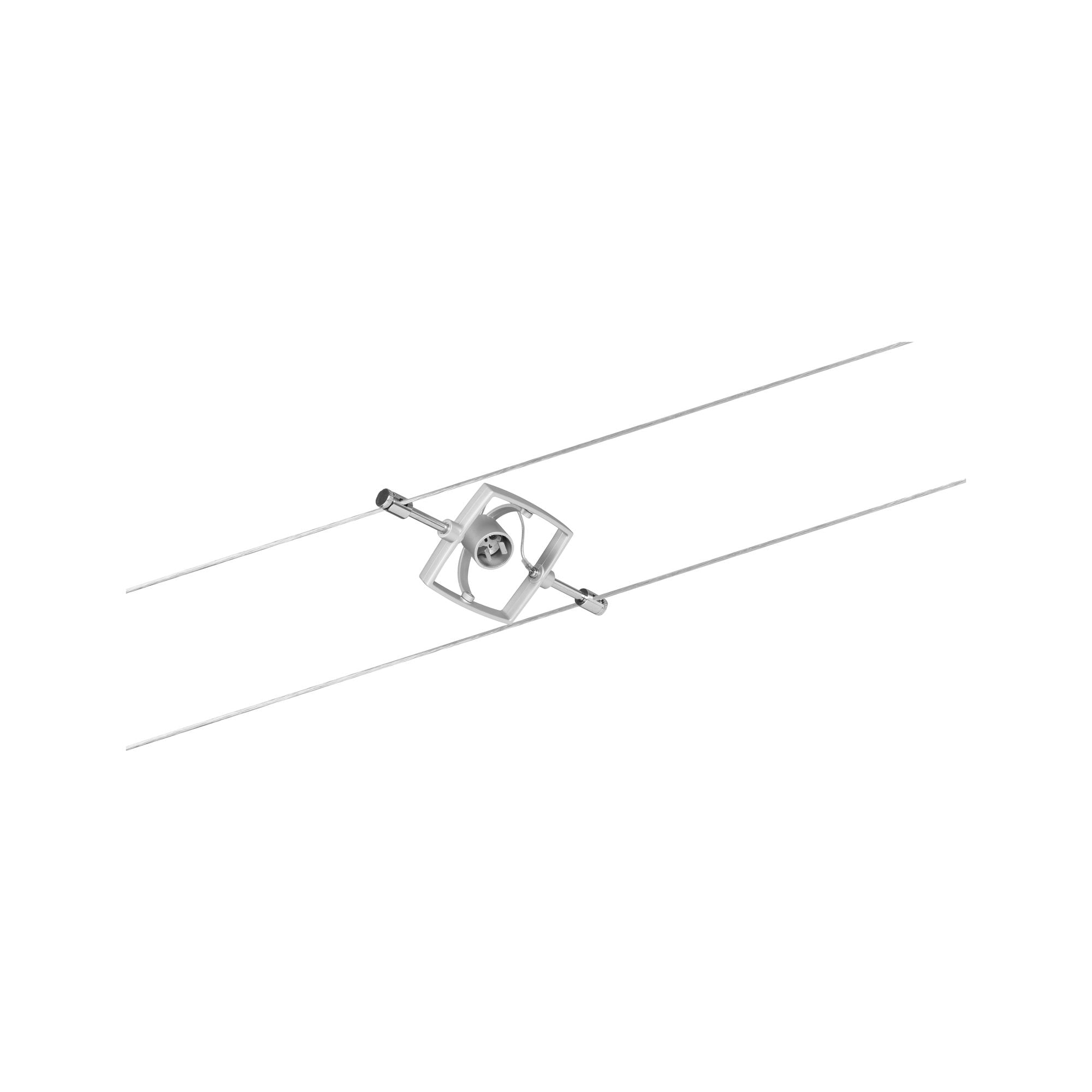 Seilsystem Mac II Basisset GU5,3 max. 5x10W dimmbar 230/12V Chrom matt - Paulmann - 94133