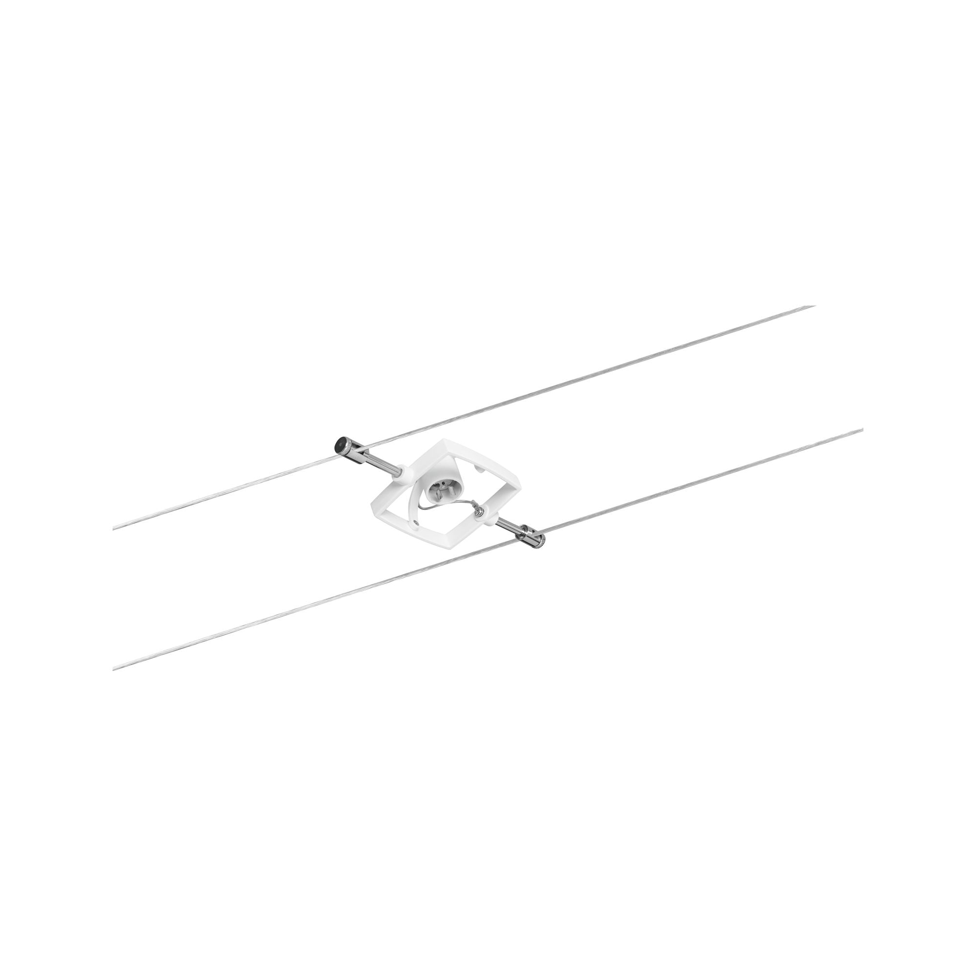 Seilsystem Mac II Basisset GU5,3 max. 5x10W dimmbar 230/12V Weiß - Paulmann - 94134