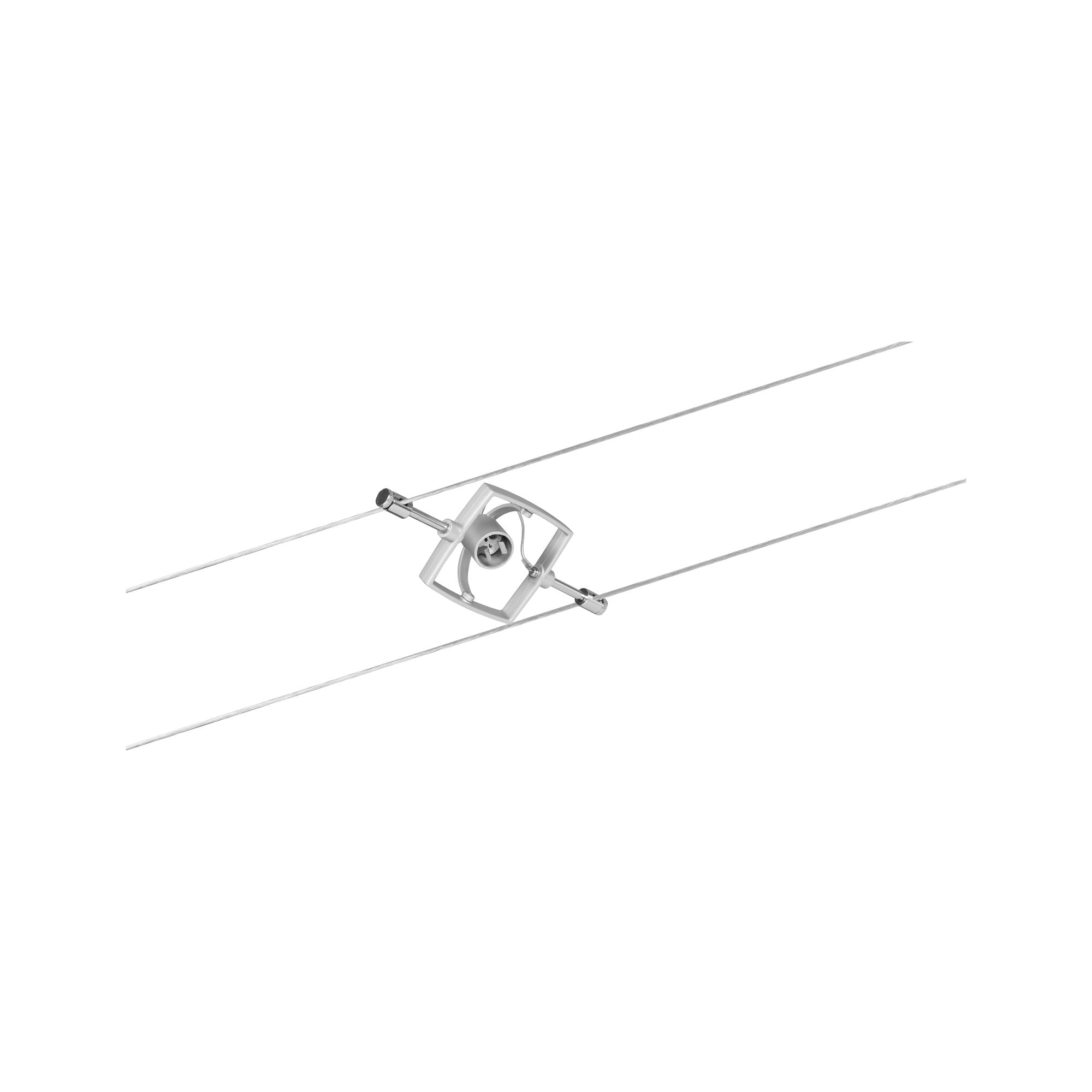 Seilsystem Mac II Basisset GU5,3 max. 7x10W dimmbar 230/12V Chrom matt - Paulmann - 94152