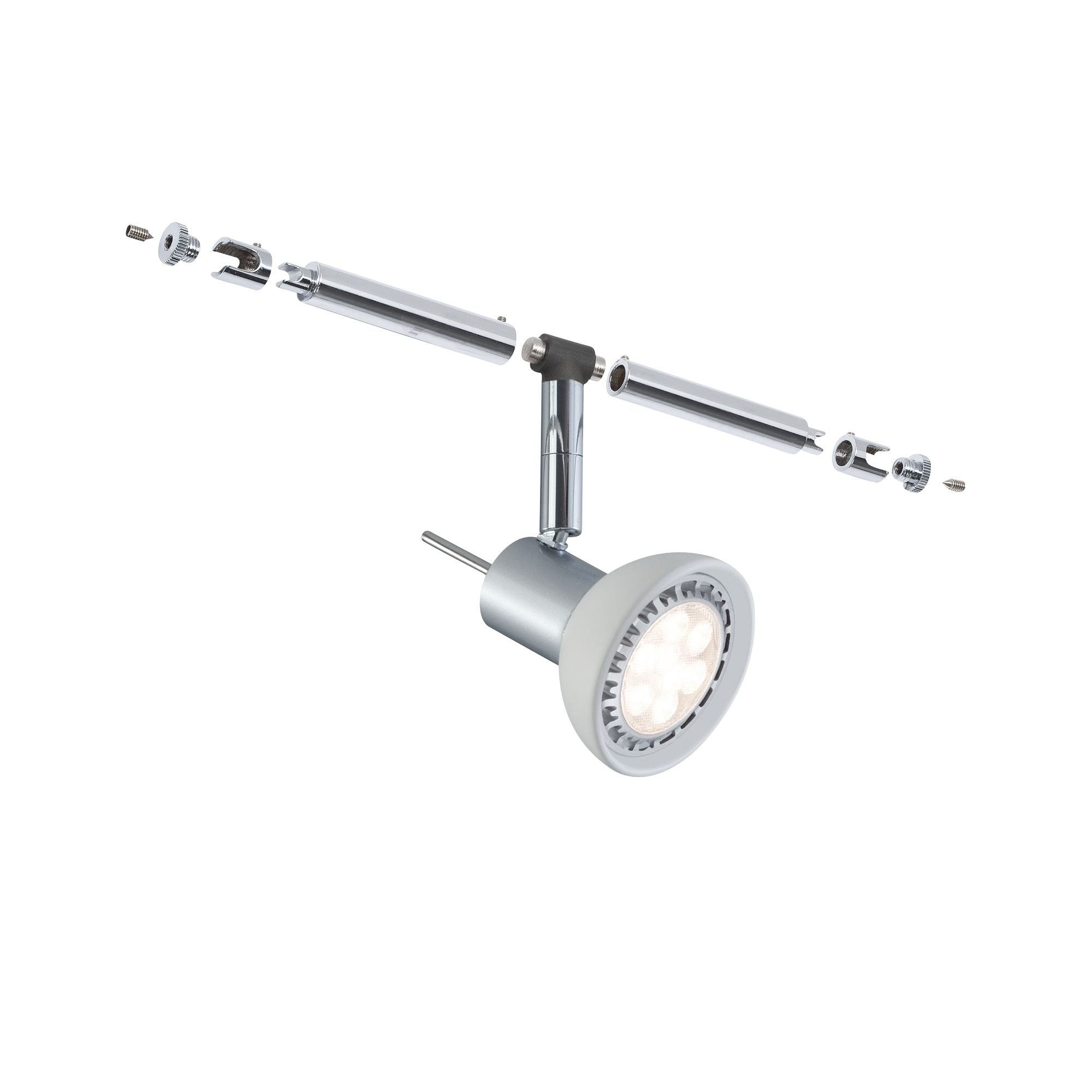 Seilsystem Sheela Einzelspot GU5,3 max. 10W dimmbar 12V Chrom matt/Opal - Paulmann - 94131