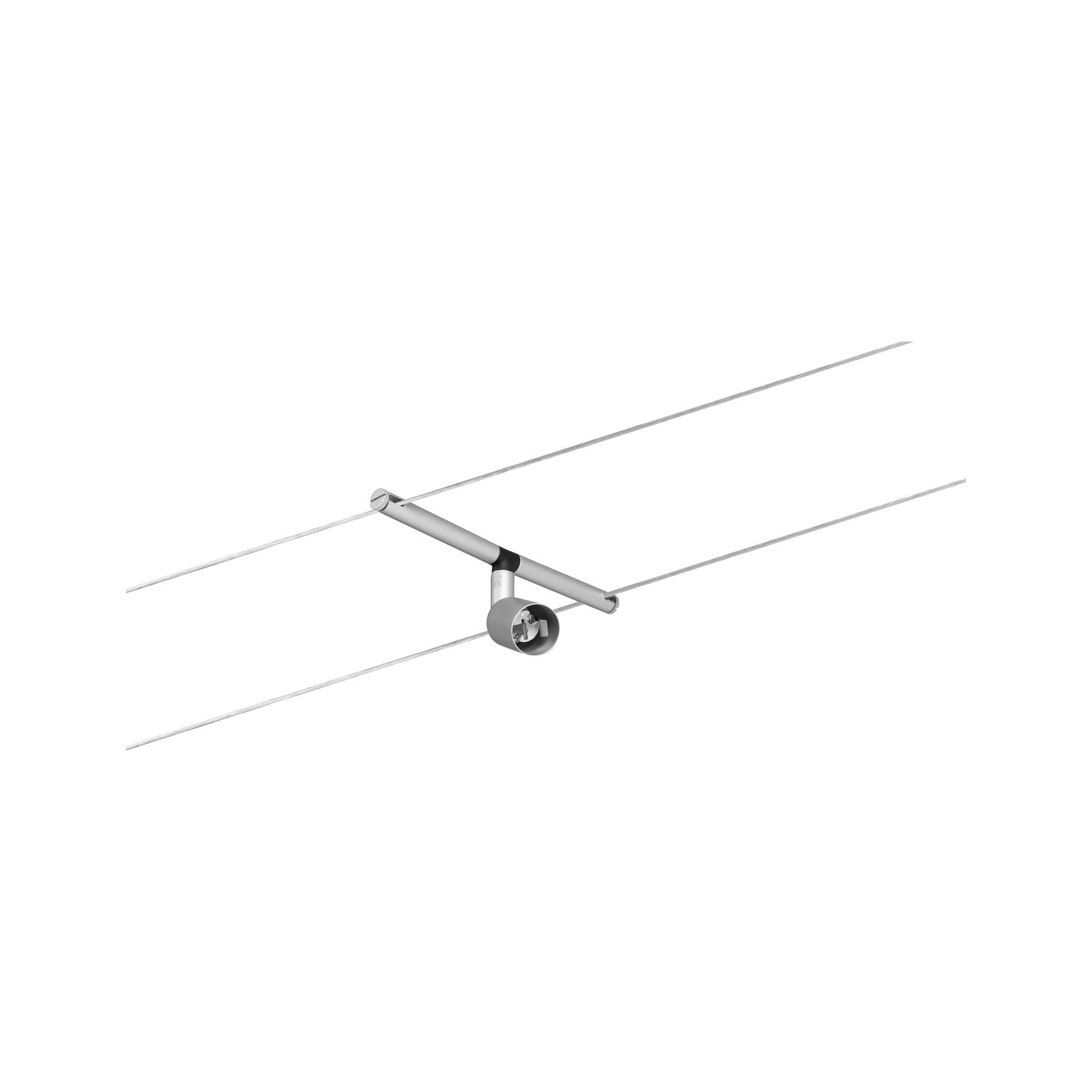 Seilsystem Spice SaltLED Basisset GU5,3 max. 5x10W dimmbar 230/12V Chrom matt - Paulmann - 94145