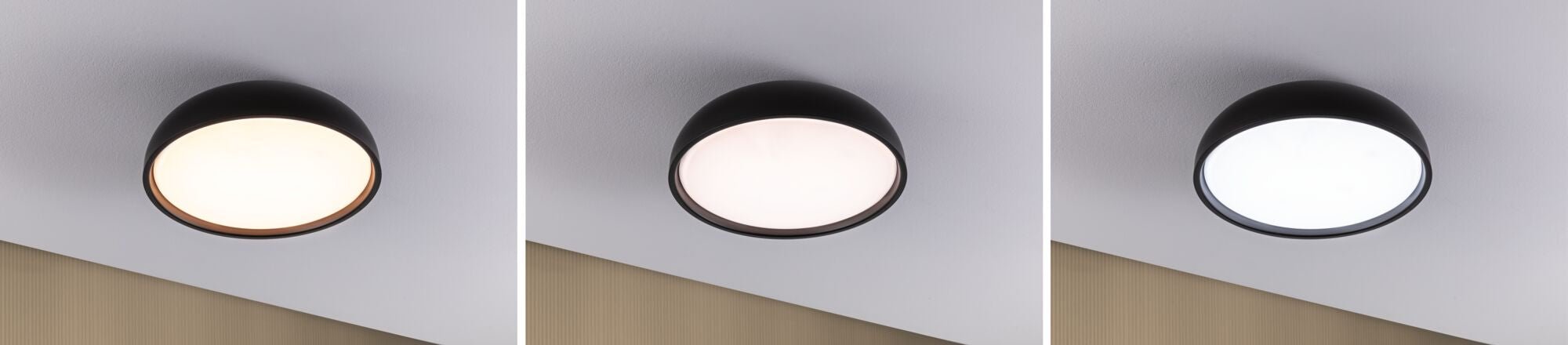 Selection Bathroom Oka IP44 White Switch 950lm 230V 24W Schwarz matt - Paulmann - 71084