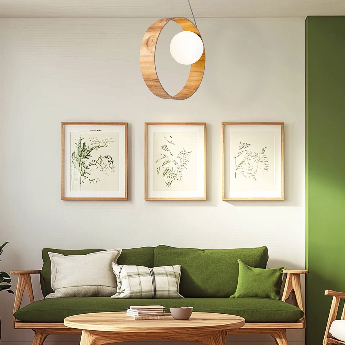 Sfera 1lt Pendelleuchte - Accord Lighting - QN - SFERA - 1P - TEAK