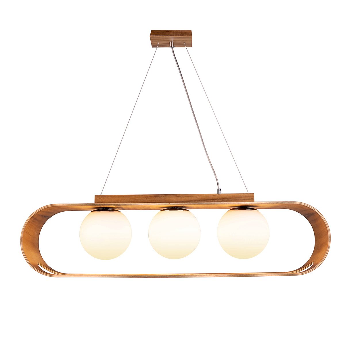 Sfera 3lt Linear Pendelleuchte - Accord Lighting - QN - SFERA - 3P - TEAK