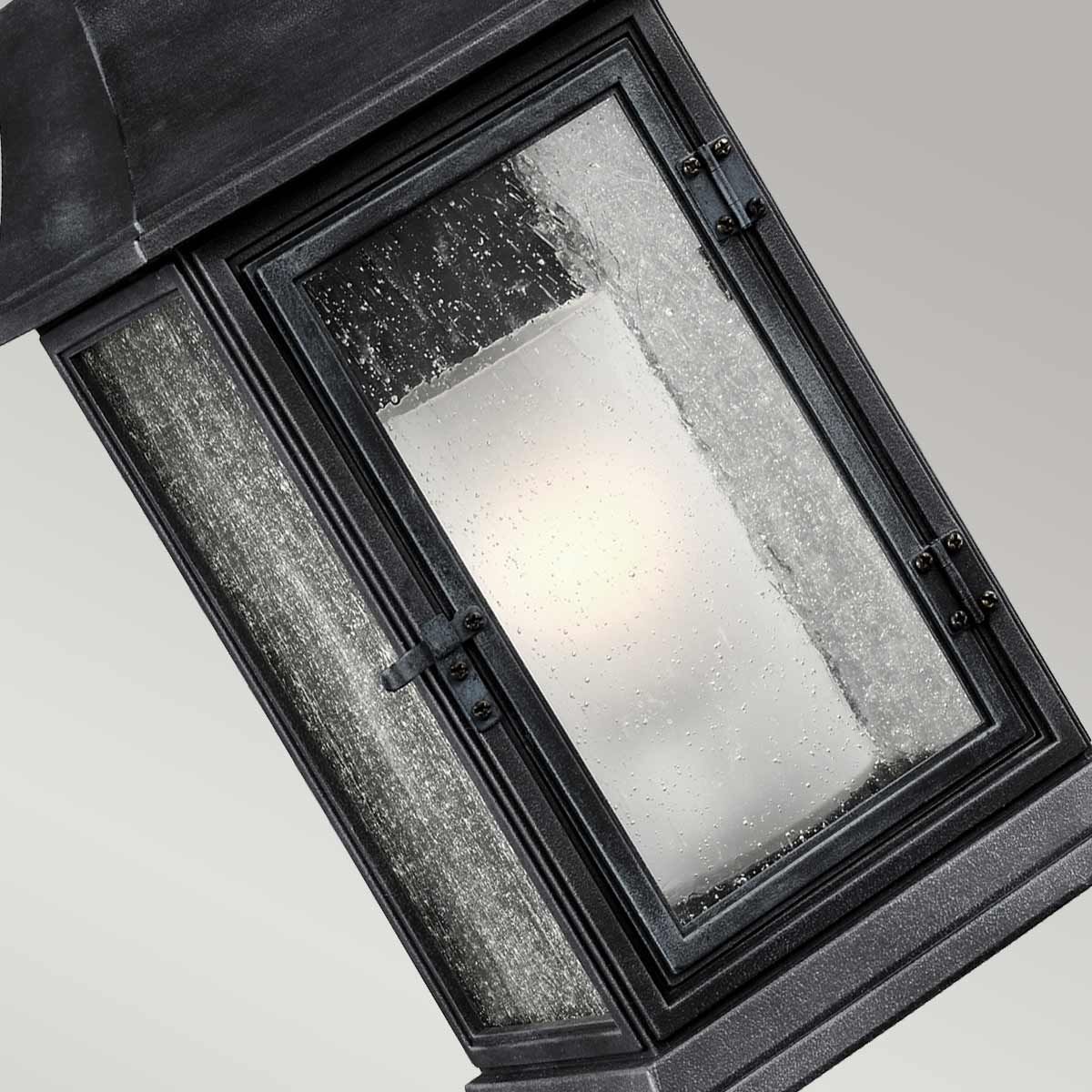Shepherd 1 - flammige große Wandlaterne - dunkles verwittertes Zink - Elsteadlighting - FE - SHEPHERD - 2L