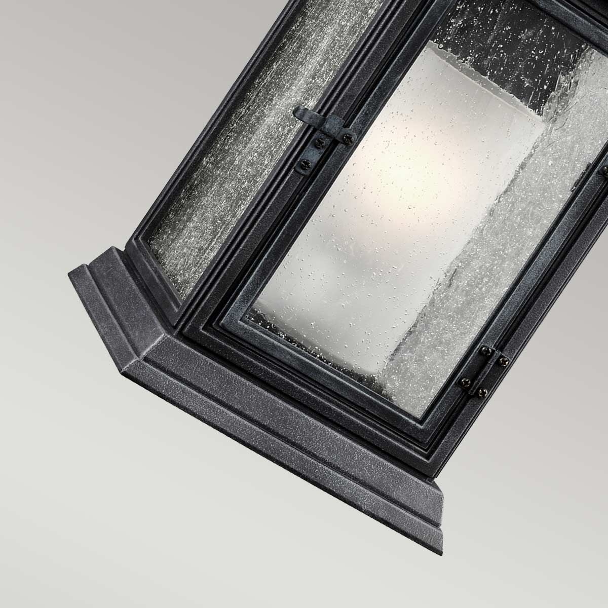 Shepherd 1 - flammige große Wandlaterne - dunkles verwittertes Zink - Elsteadlighting - FE - SHEPHERD - 2L