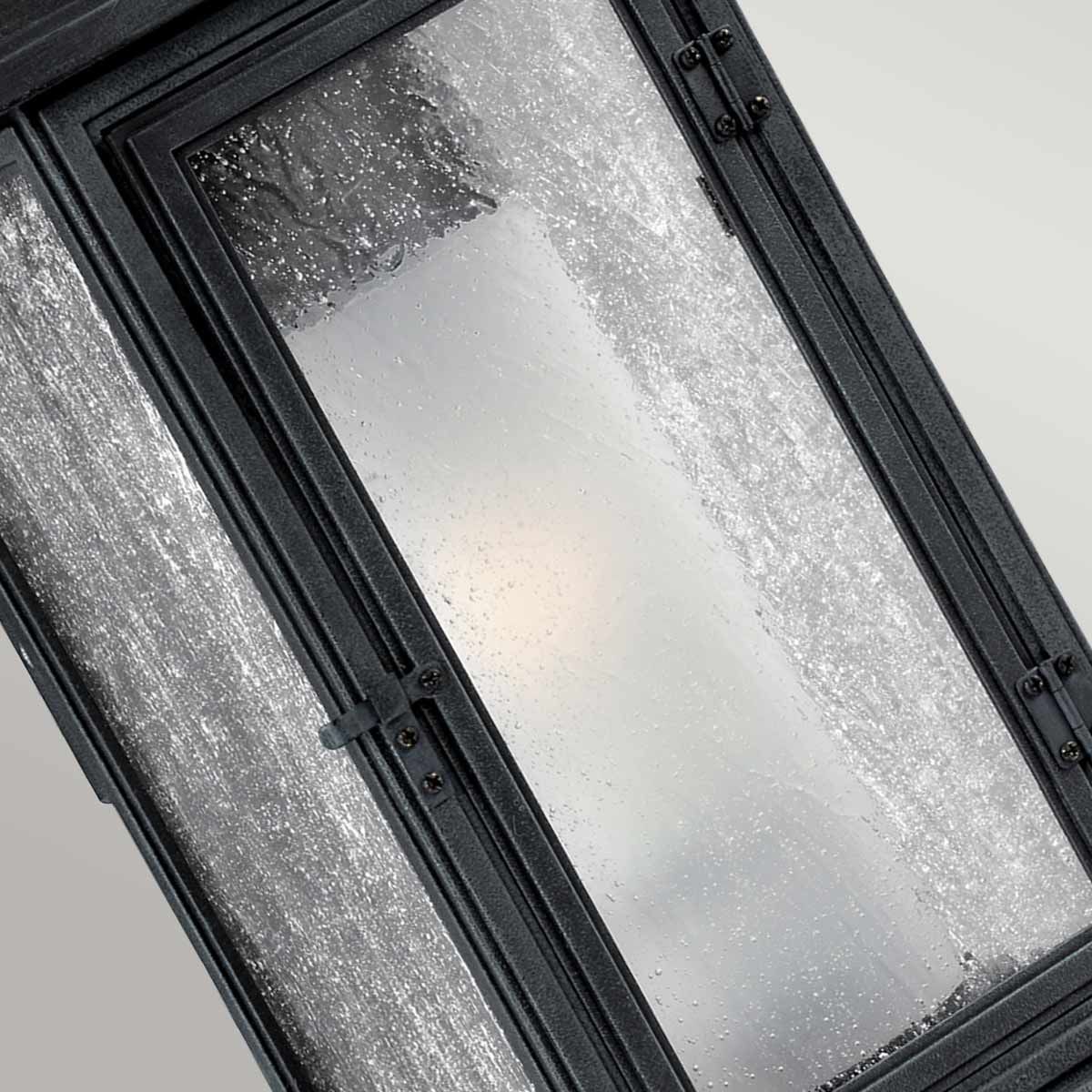 Shepherd 2 - flammige mittelgroße Wandlaterne - dunkles verwittertes Zink - Elsteadlighting - FE - SHEPHERD - 2M