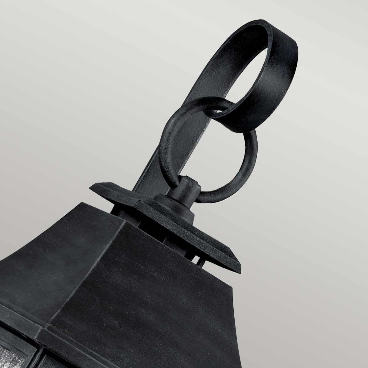 Shepherd 2 - flammige mittelgroße Wandlaterne - dunkles verwittertes Zink - Elsteadlighting - FE - SHEPHERD - 2M
