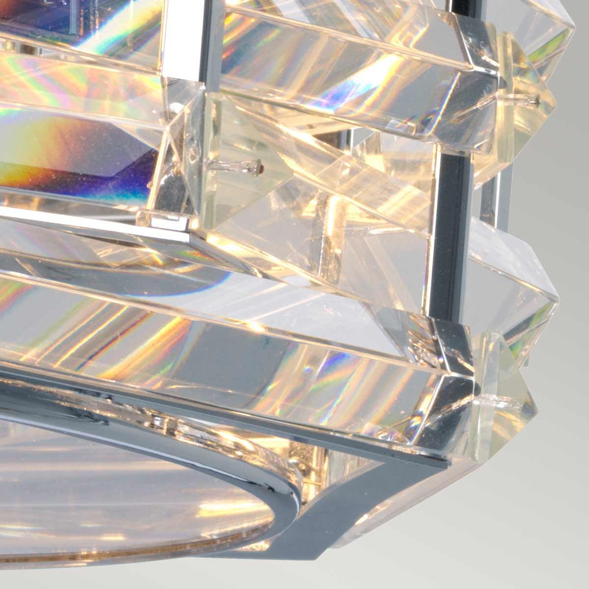 Shoal Deckenleuchte, 4 Lichter, Nickel poliert