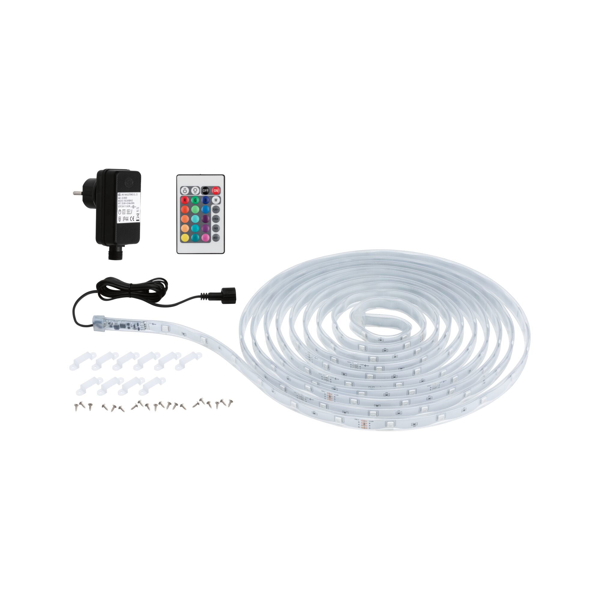 SimpLED Outdoor Komplettset 5m IP65 13W 45lm/m 24 LEDs/m RGB - Paulmann - 78892