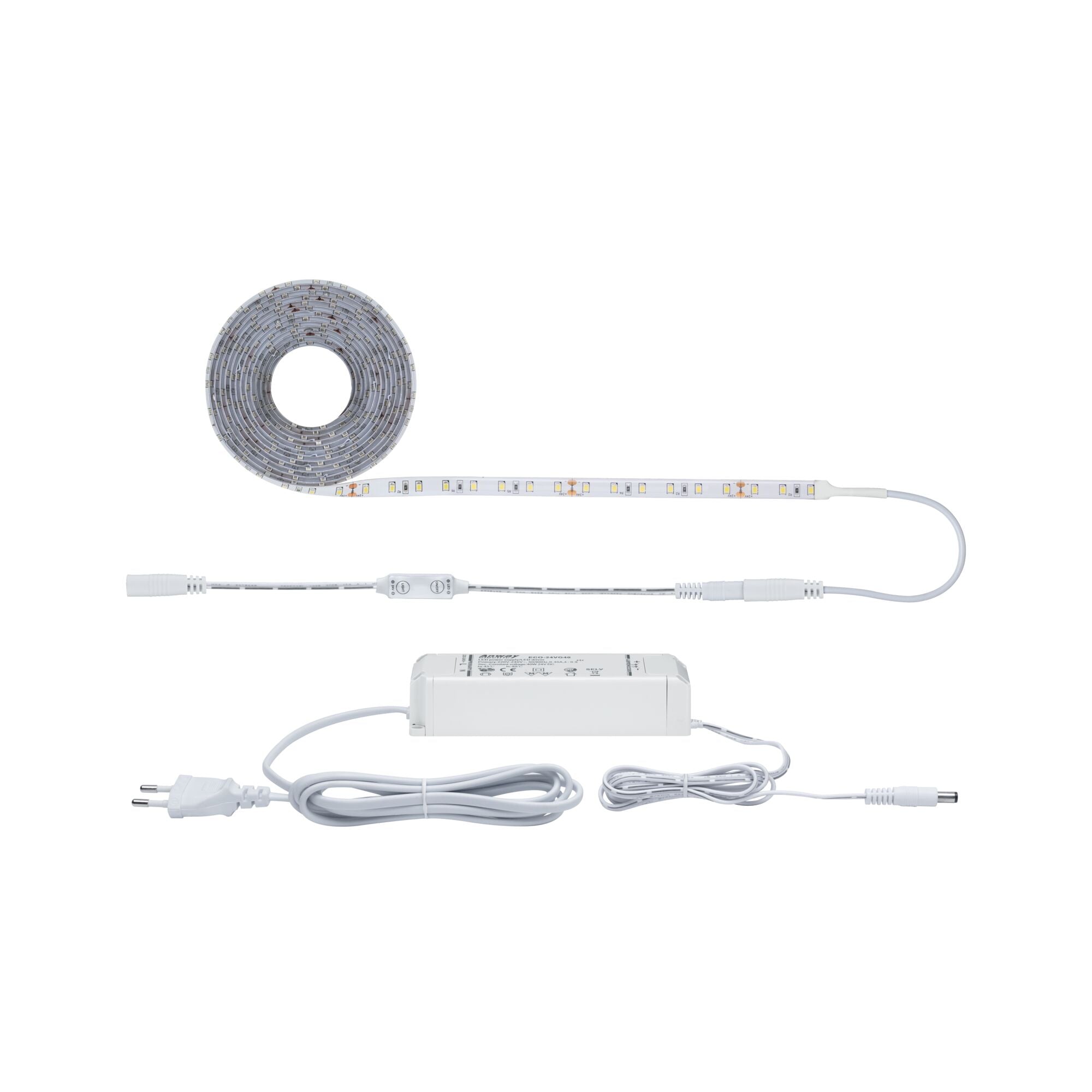 SimpLED Power Neutralweiß inkl. Dimm/Switch Komplettset 3m beschichtet 33W 1060lm/m 4000K 48VA - Paulmann - 78959