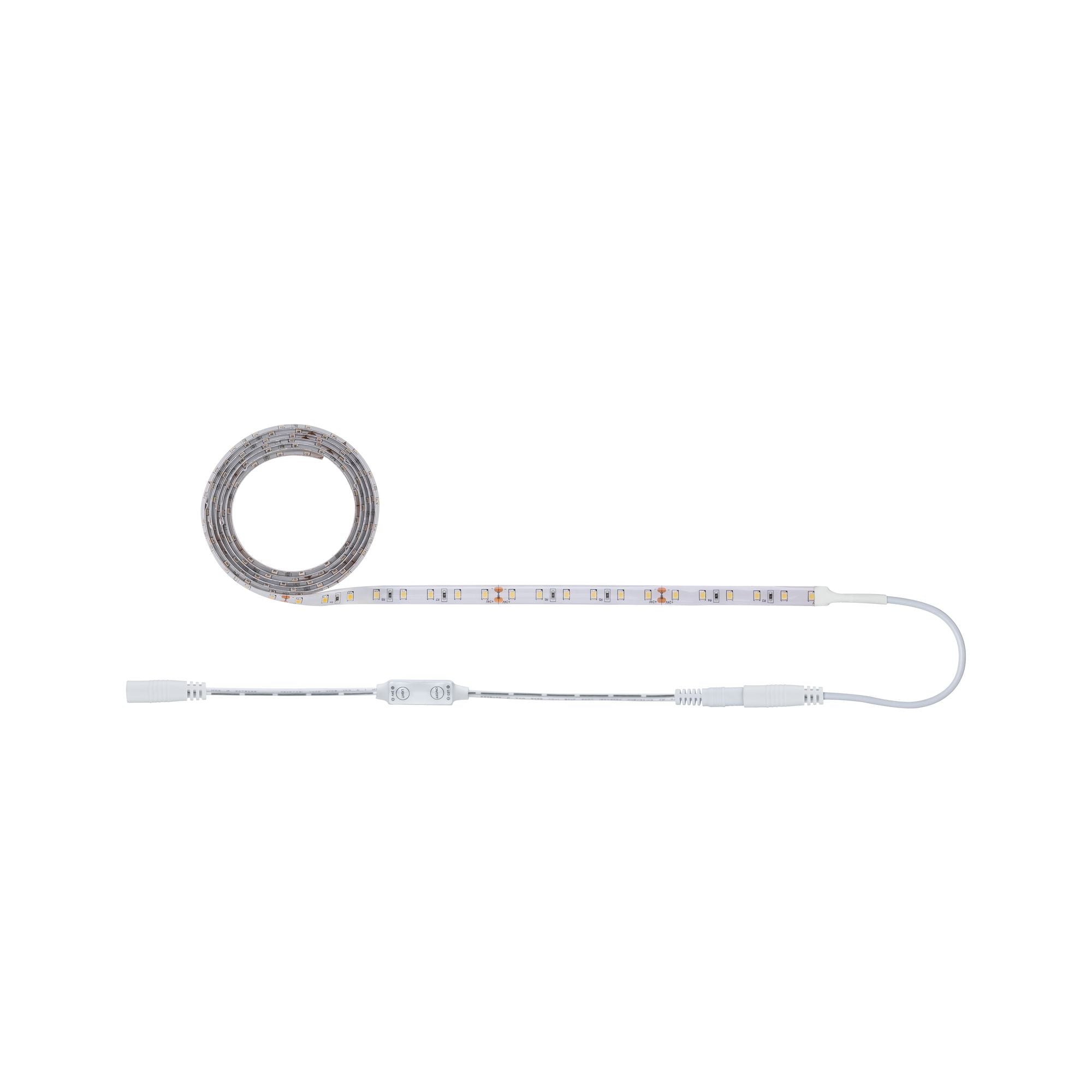SimpLED Power Warmweiß inkl. Dimm/Switch Komplettset 1,5m beschichtet 17W 1060lm/m 3000K 24VA - Paulmann - 78955