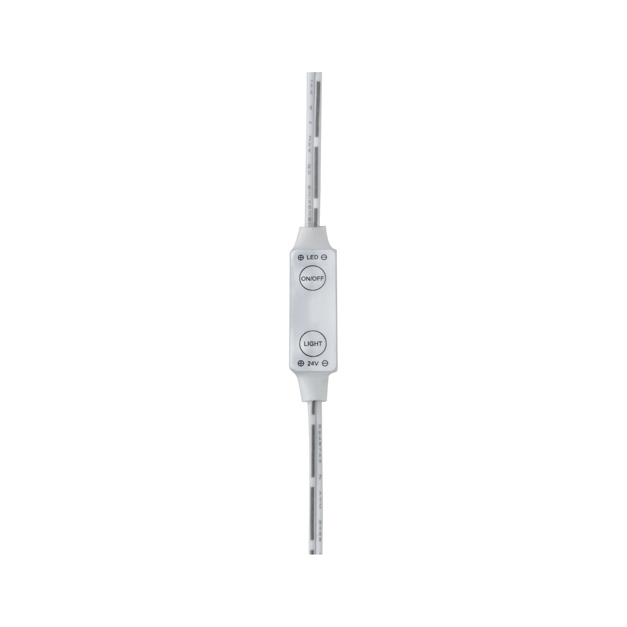 SimpLED Power Warmweiß inkl. Dimm/Switch Komplettset 1,5m beschichtet 17W 1060lm/m 3000K 24VA - Paulmann - 78955