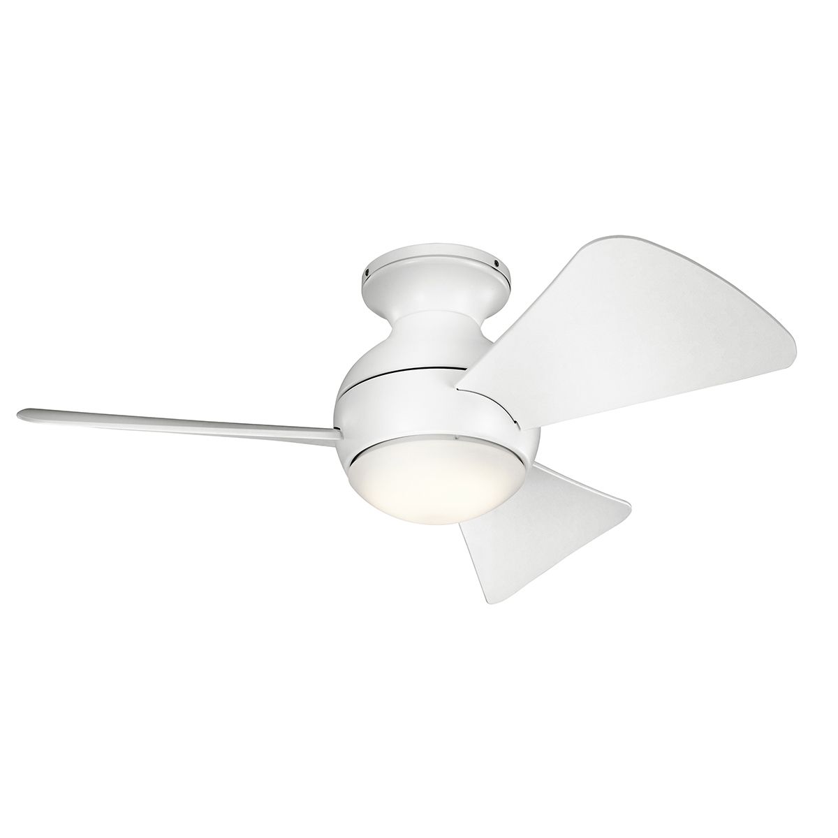 Sola - 34 Zoll / 86 cm Ventilator - Mattweiß - Elsteadlighting - KLF - SOLA - 34 - WHT