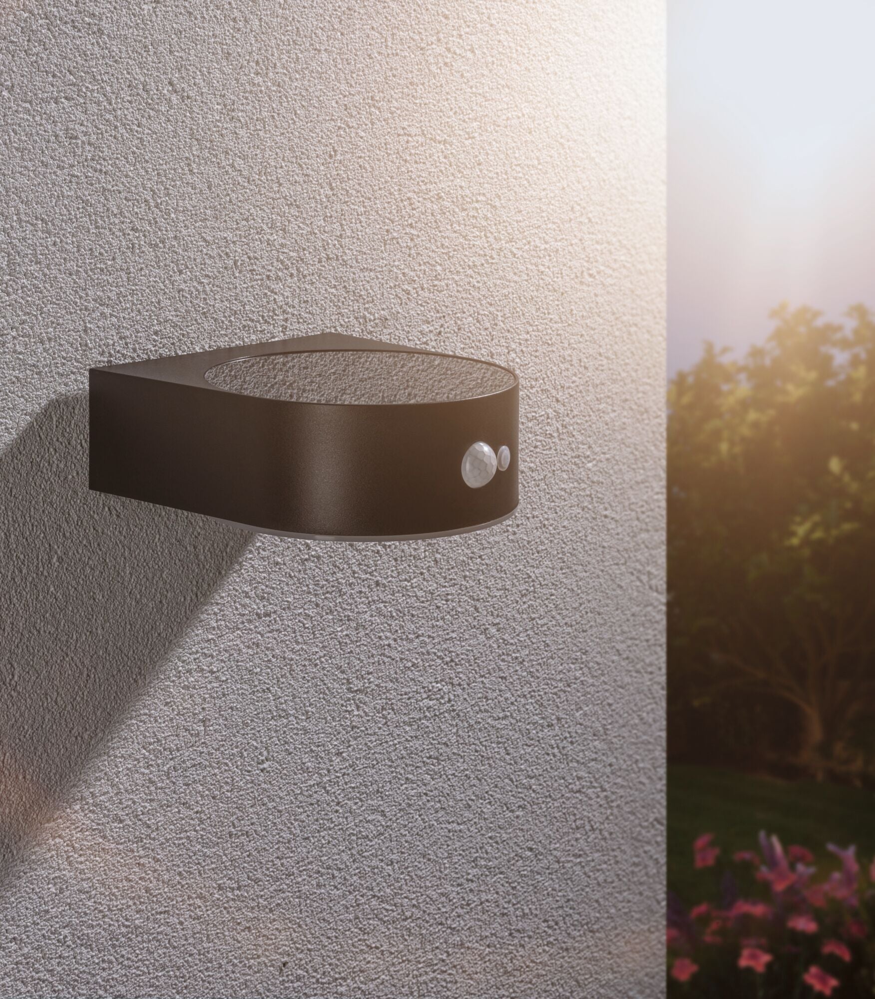 Solar Eileen Bewegungsmelder IP44 3000K 400lm Schwarz - Paulmann - 94570