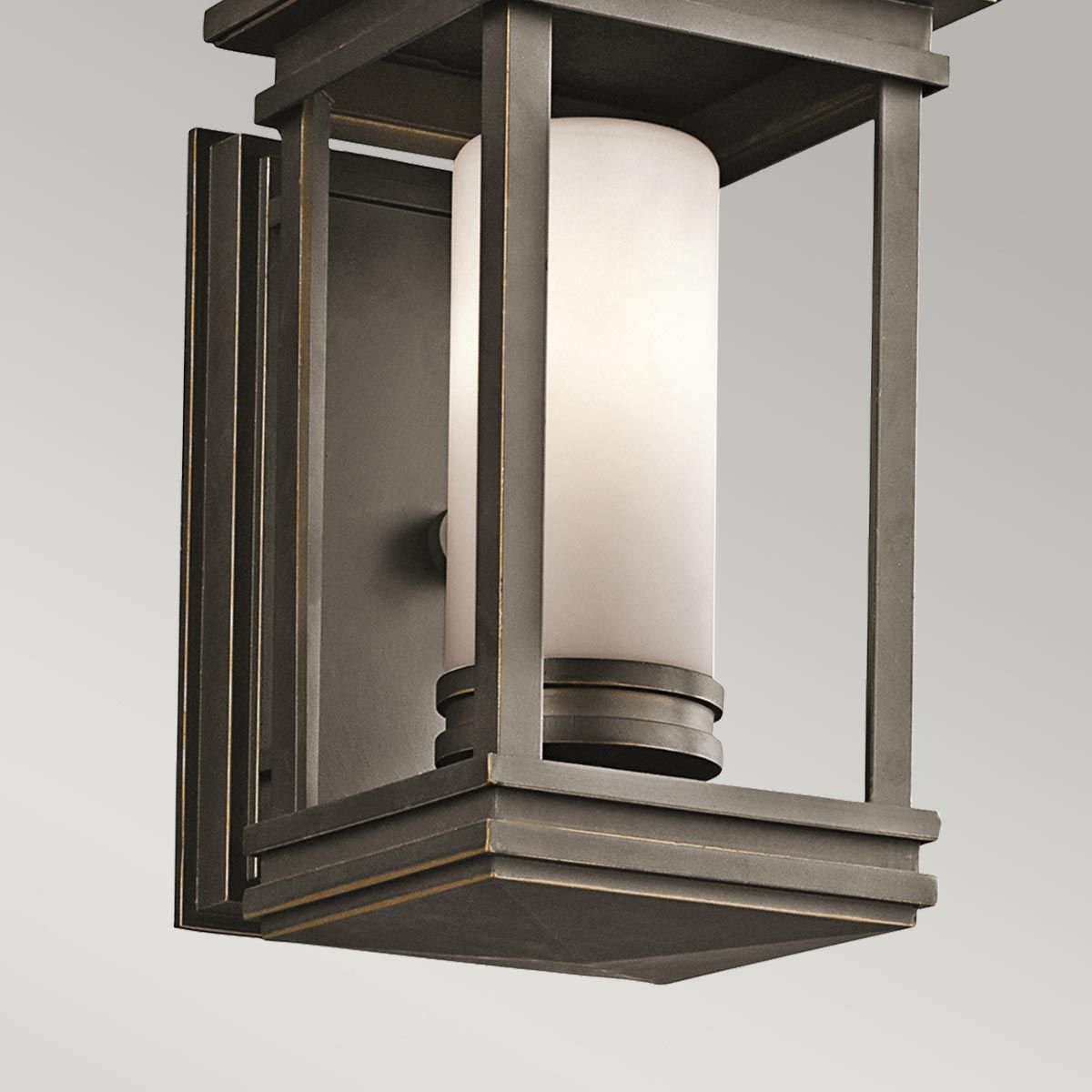 South Hope 1 - flammige kleine Wandlaterne, geriebene Bronze - Elsteadlighting - KL - SOUTH - HOPE - S