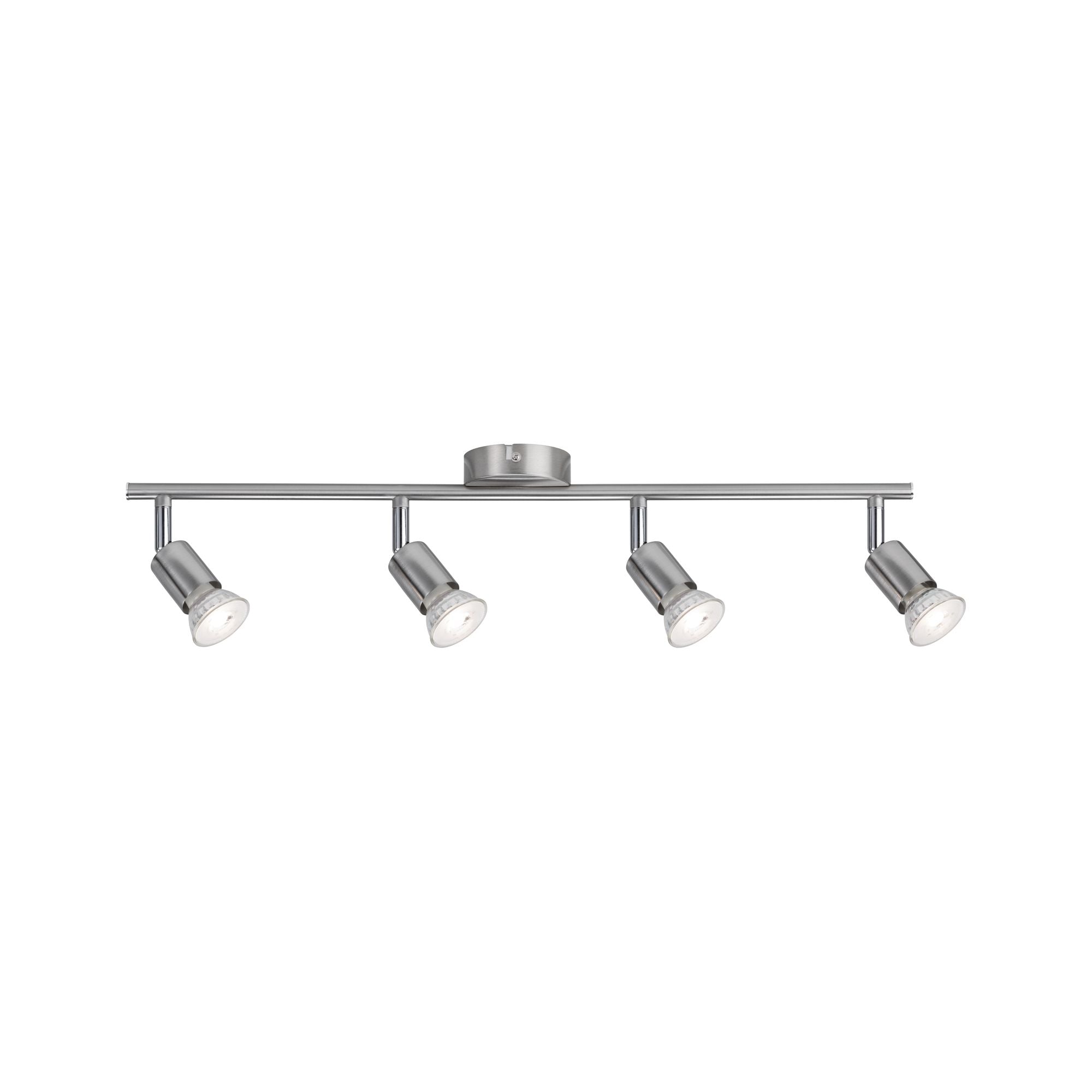 Spotlight Carolina GU10 230V max. 4x10W dimmbar Nickel matt - Paulmann - 66746