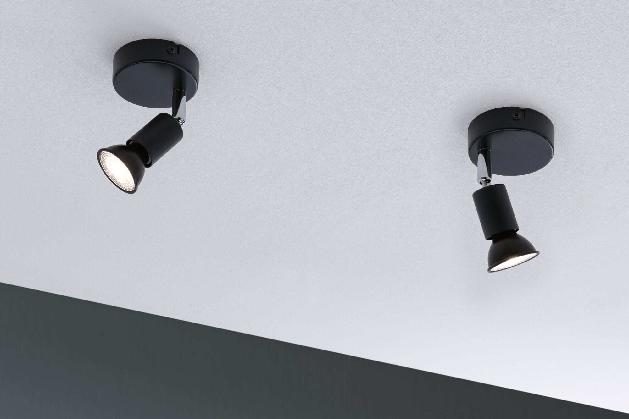 Spotlight Carolina IP44 GU10 230V max. 10W dimmbar Anthrazit/Chrom - Paulmann - 66750