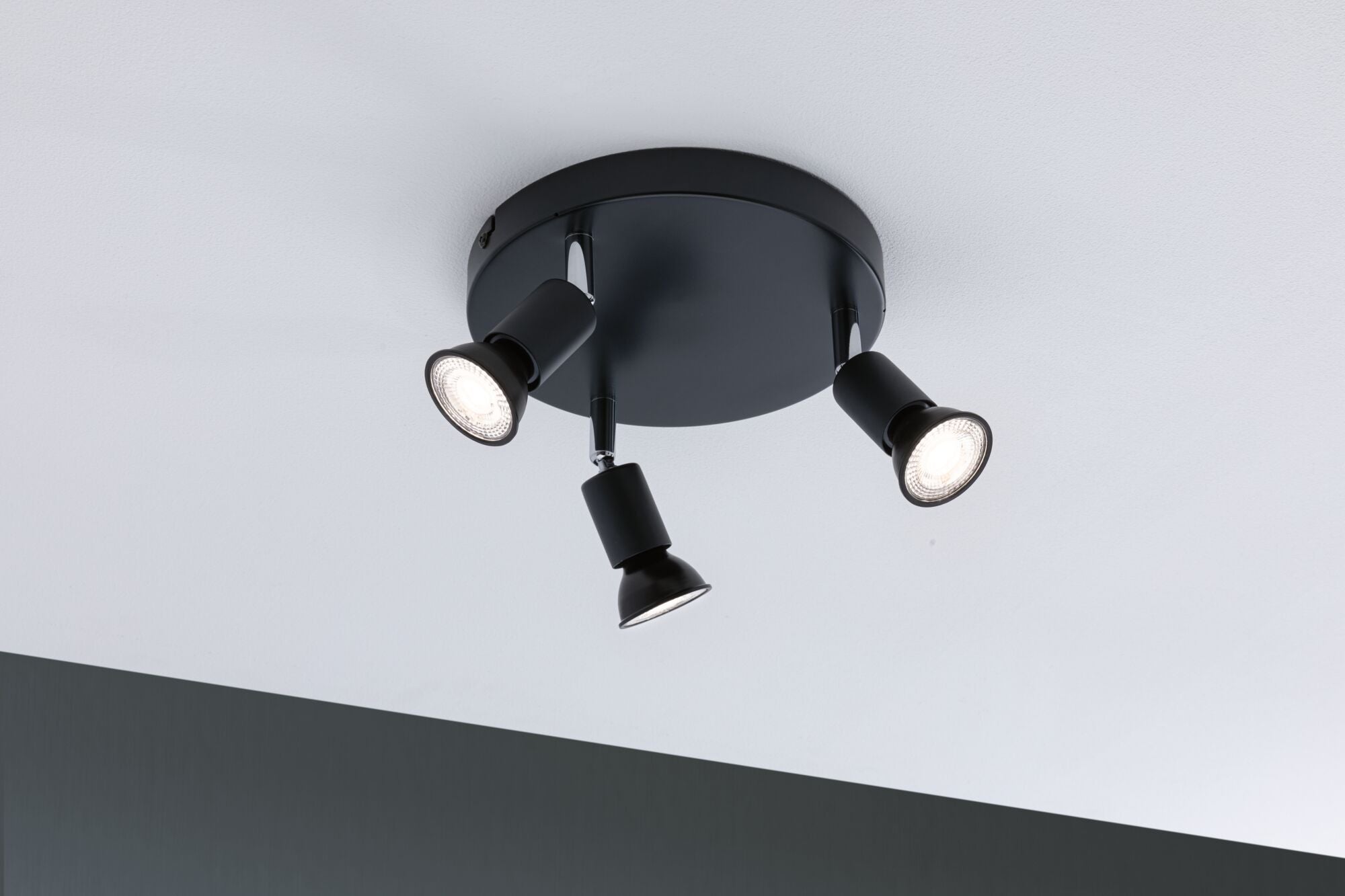 Spotlight Carolina IP44 GU10 230V max. 3x10W dimmbar Anthrazit/Chrom - Paulmann - 66752