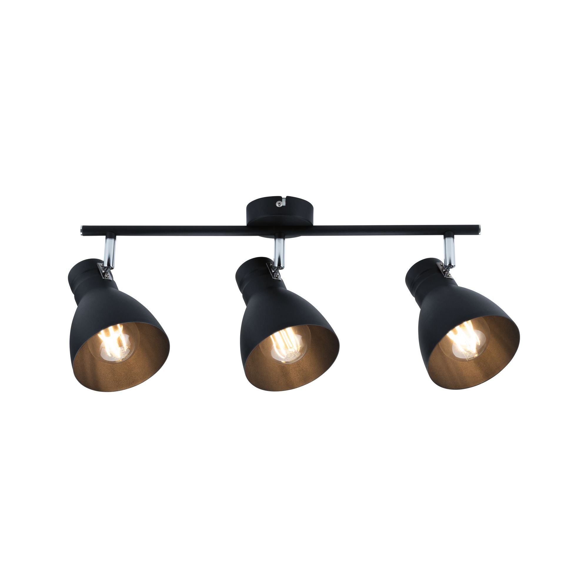 Spotlight Davy E27 230V max. 3x20W dimmbar Schwarz - Paulmann - 66761