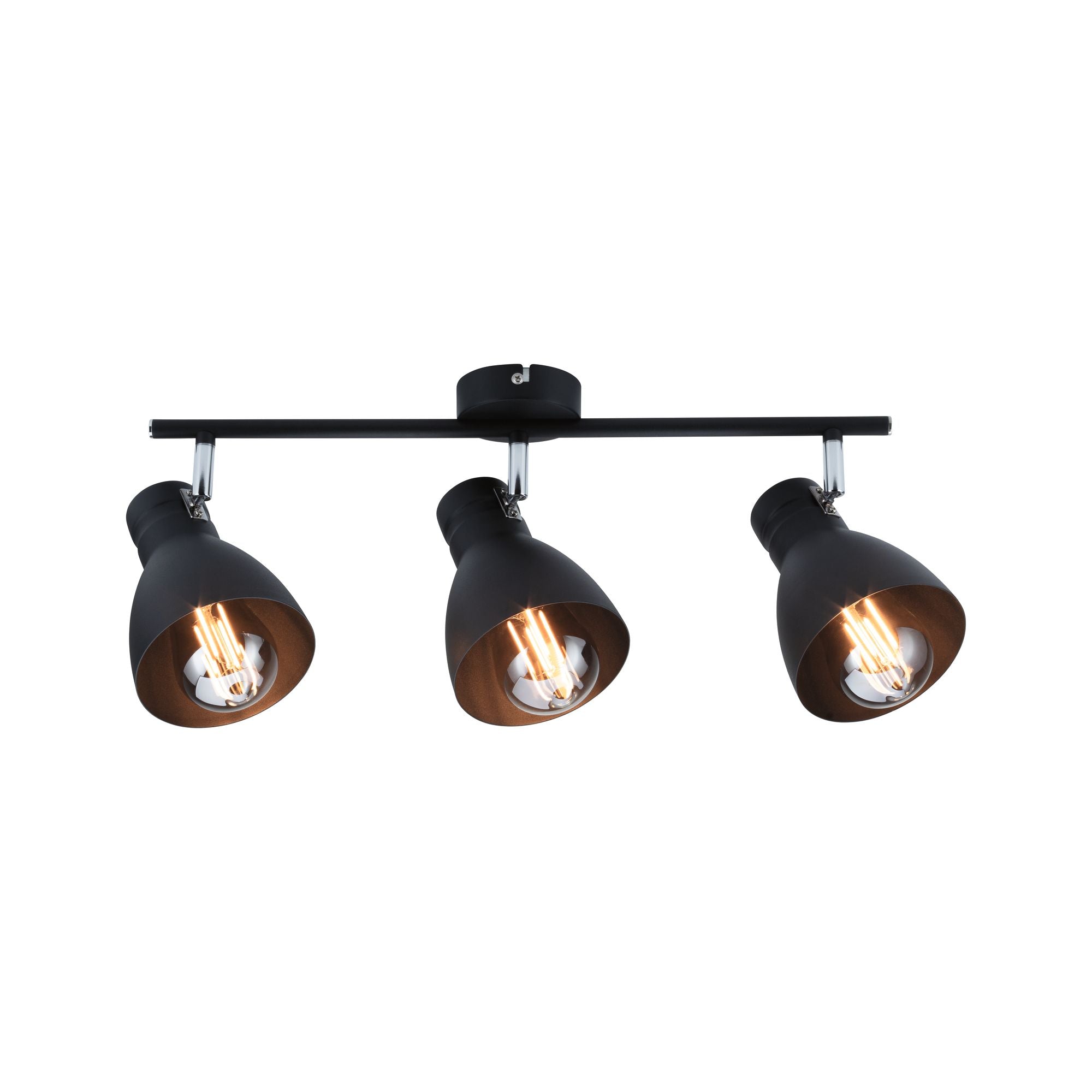 Spotlight Davy E27 230V max. 3x20W dimmbar Schwarz - Paulmann - 66761