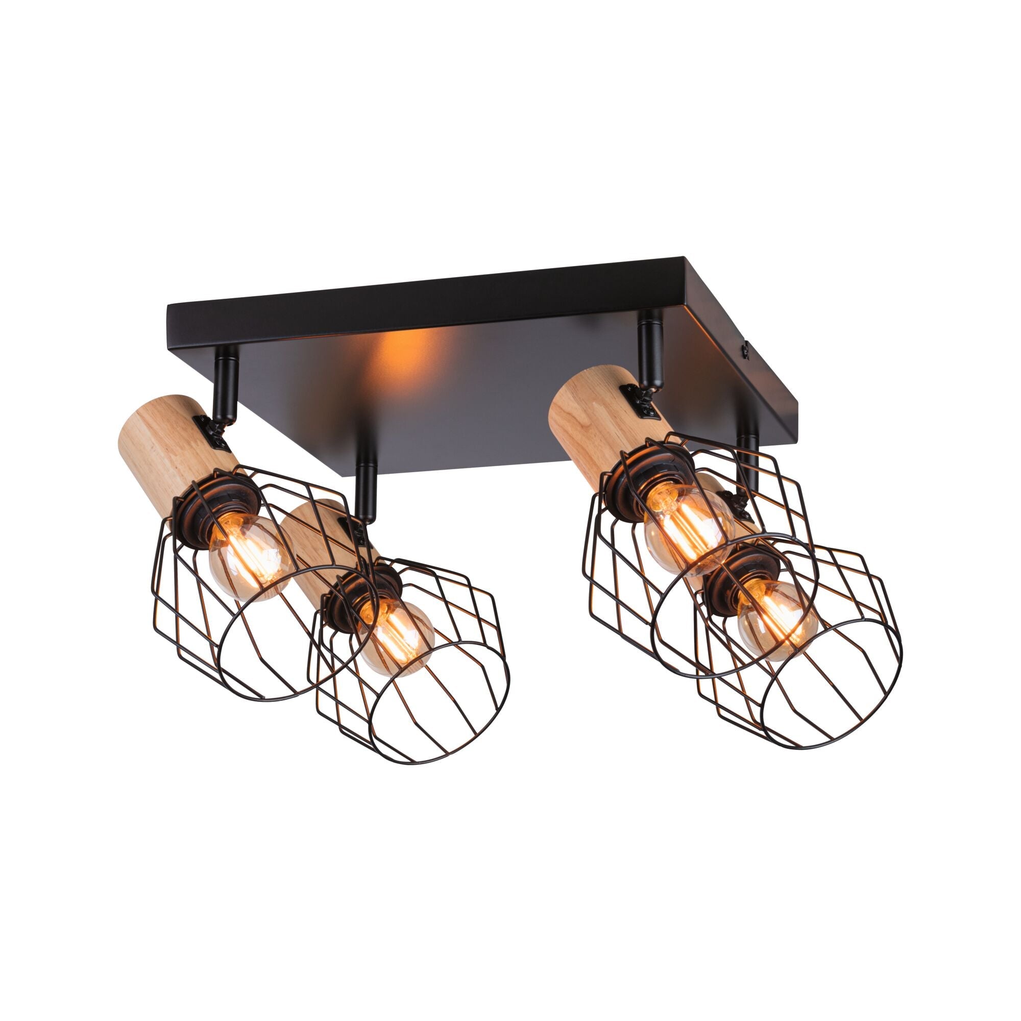 Spotlight Lanka E14 230V max. 4x20W dimmbar Schwarz - Paulmann - 66769