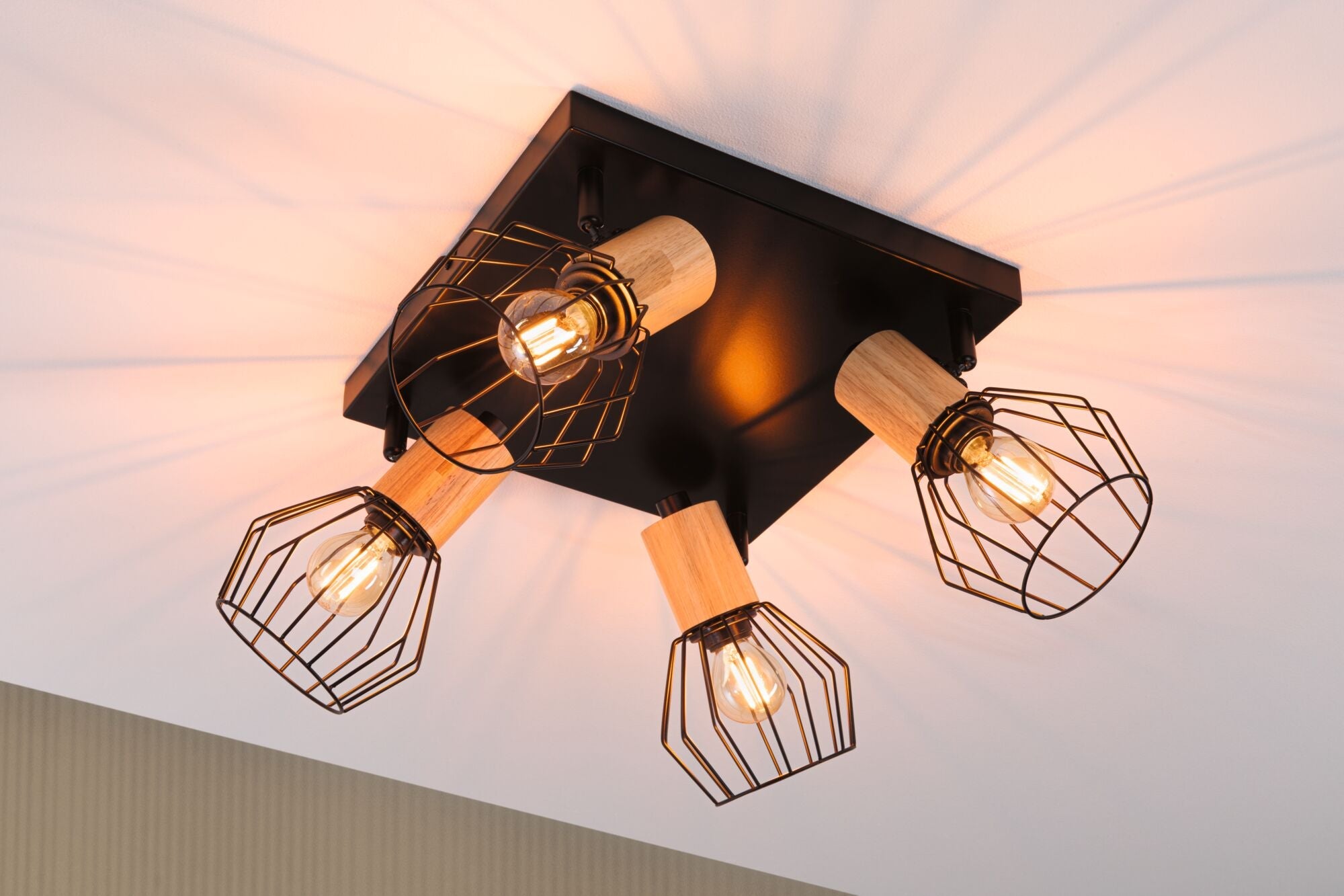 Spotlight Lanka E14 230V max. 4x20W dimmbar Schwarz - Paulmann - 66769