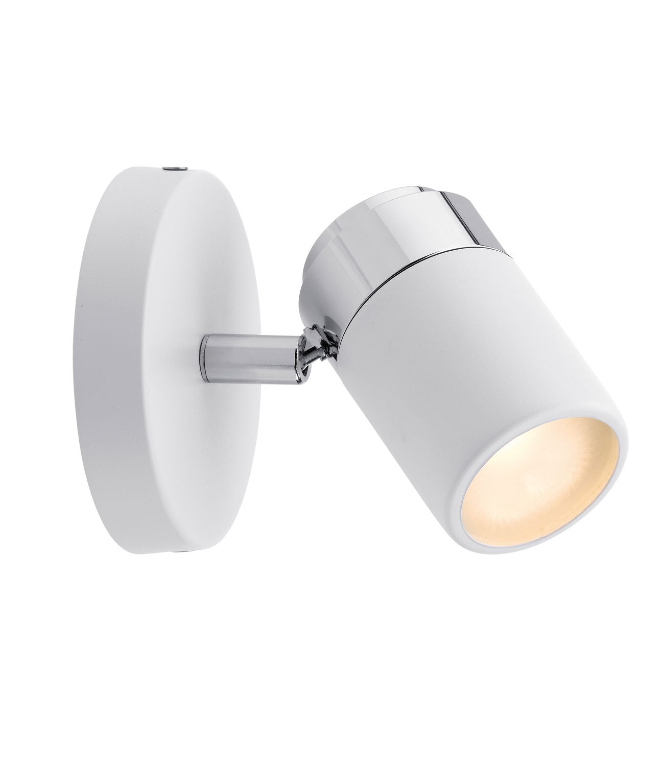 Spotlight Zyli IP44 GU10 230V max. 10W dimmbar Weiß/Chrom - Paulmann - 66710