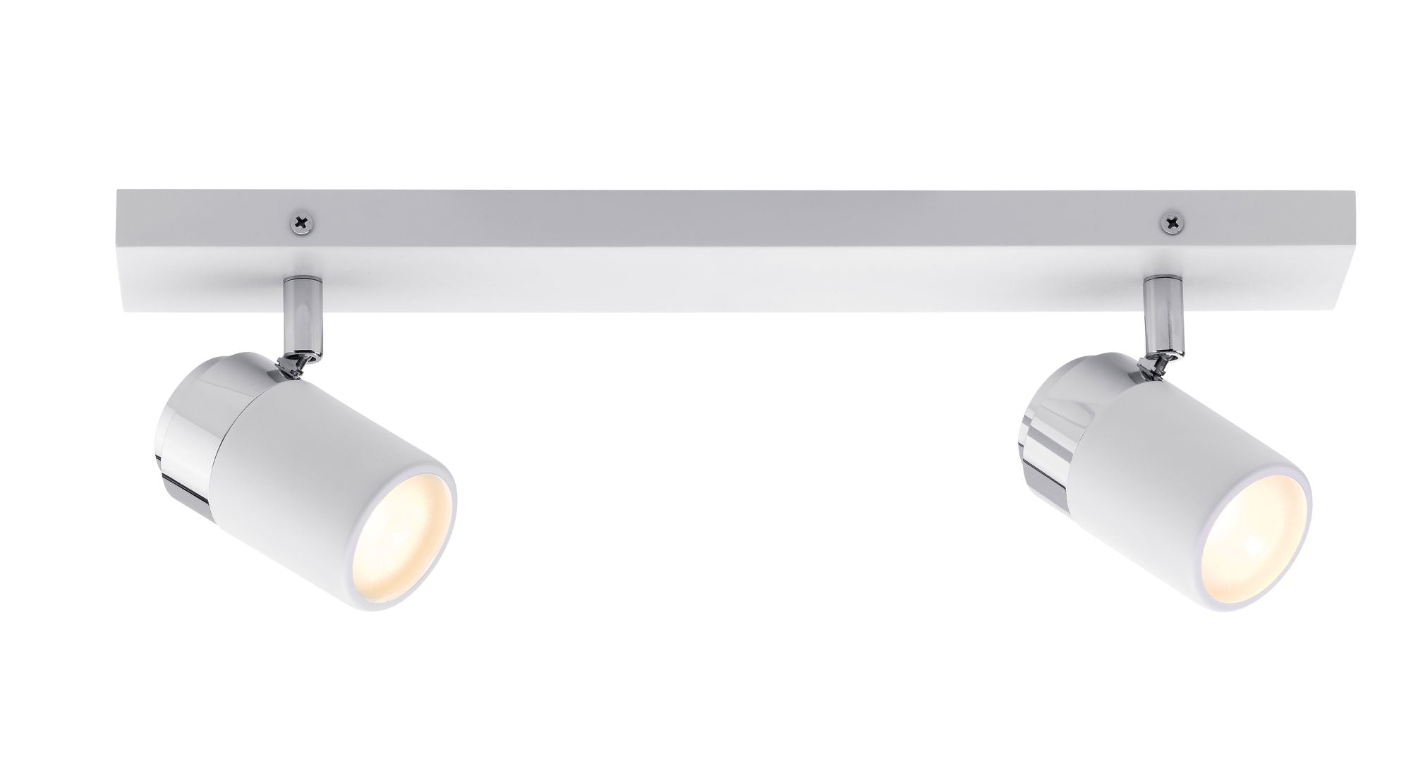 Spotlight Zyli IP44 GU10 230V max. 2x10W dimmbar Weiß/Chrom - Paulmann - 66711