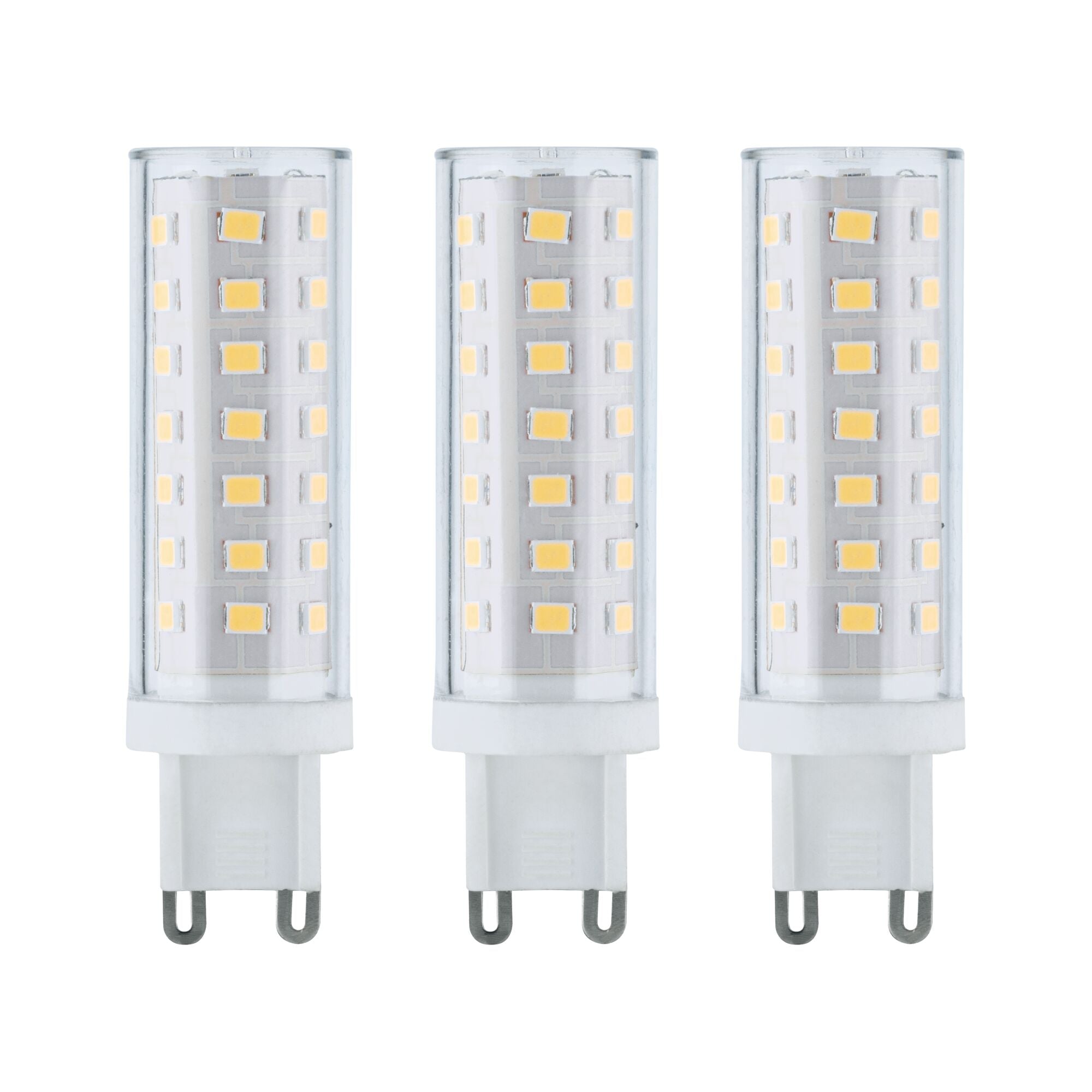 Standard 230V LED Stiftsockel 3er - Pack 3x470lm 3x5W 4000K Klar - Paulmann - 28801