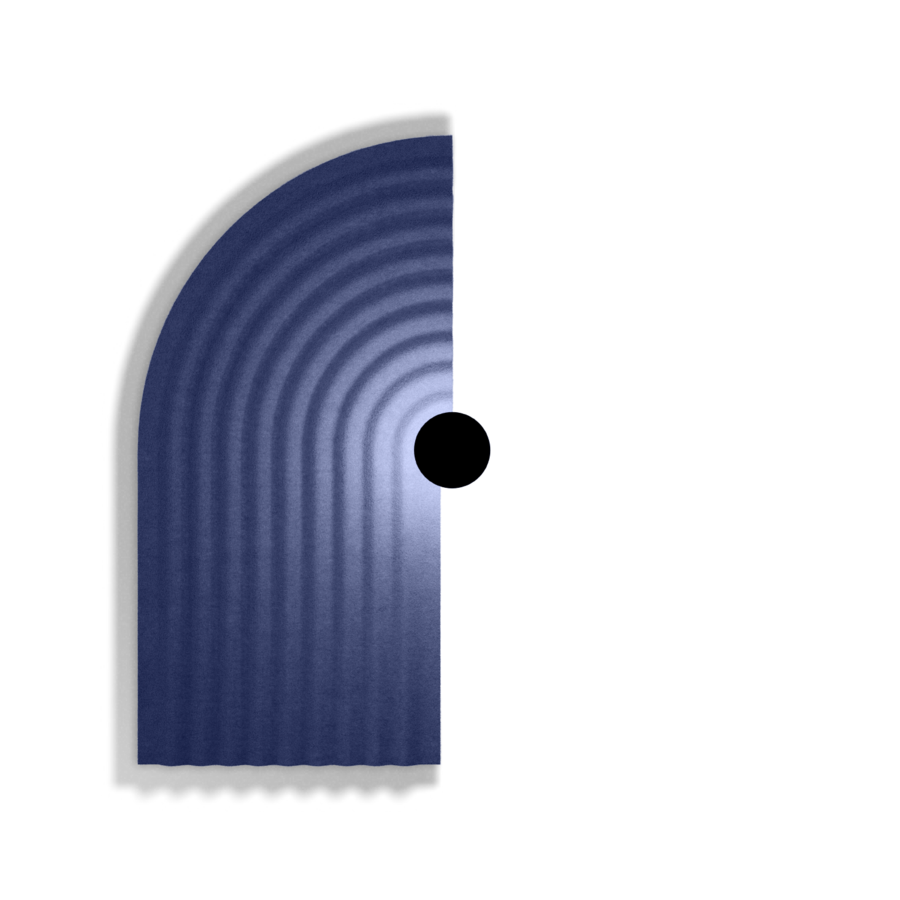 Wever & Ducré TAPIS SOFT 4.0 Filz-Indigoblau