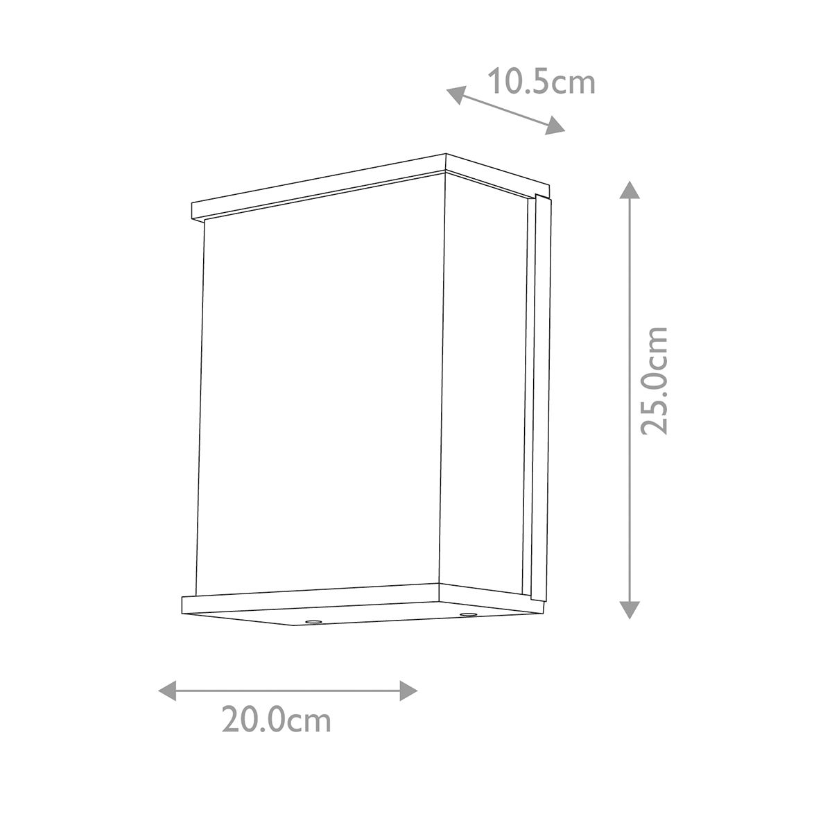 Torsten 1 - flammige große Wandleuchte - Graphit - Elsteadlighting - TORSTEN - TALL
