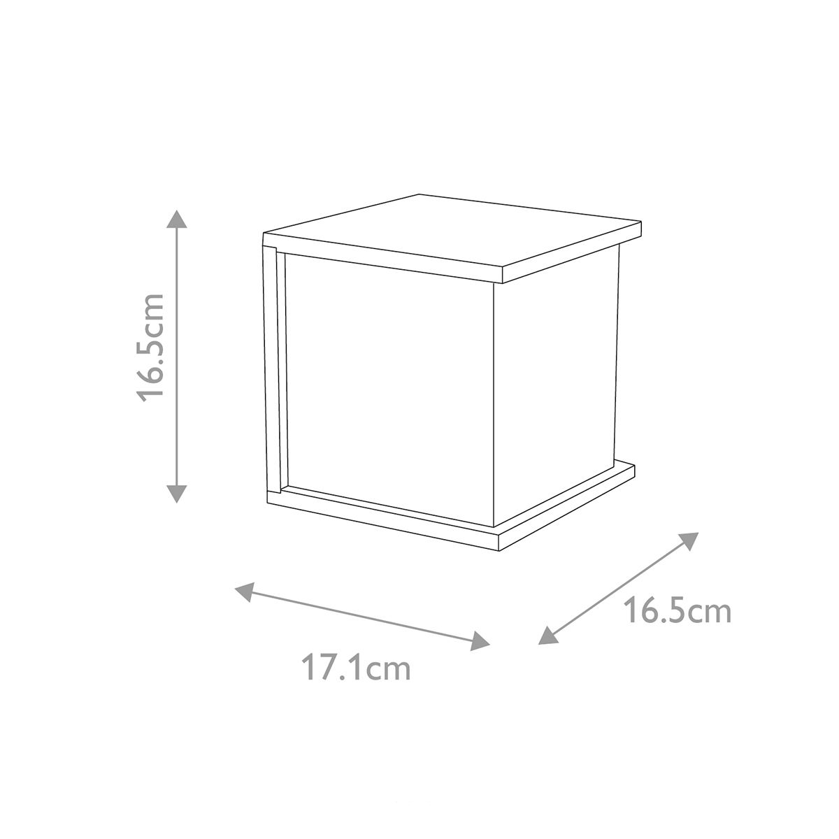 Torsten 1 - flammige Wandleuchte - Graphit - Elsteadlighting - TORSTEN - SQ